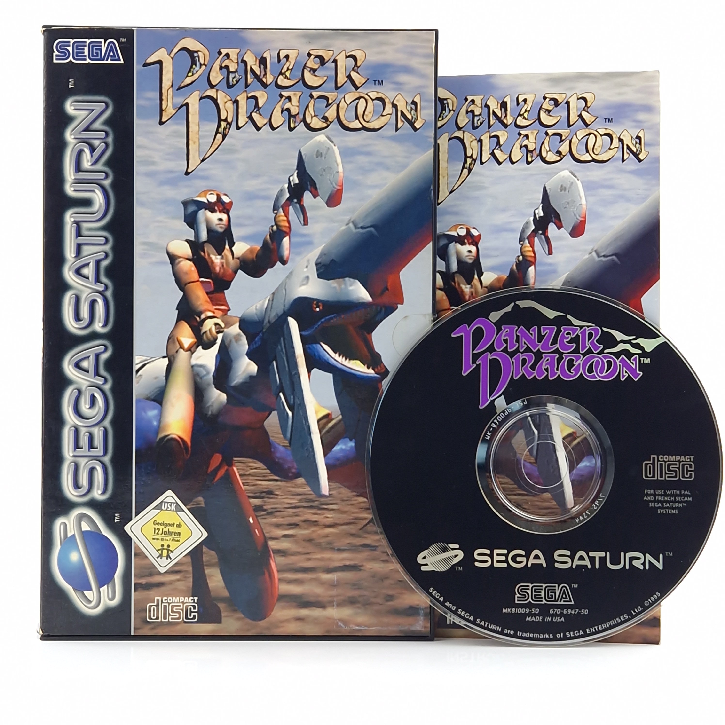 Sega Saturn Spiel – Panzer Dragoon OVP PAL