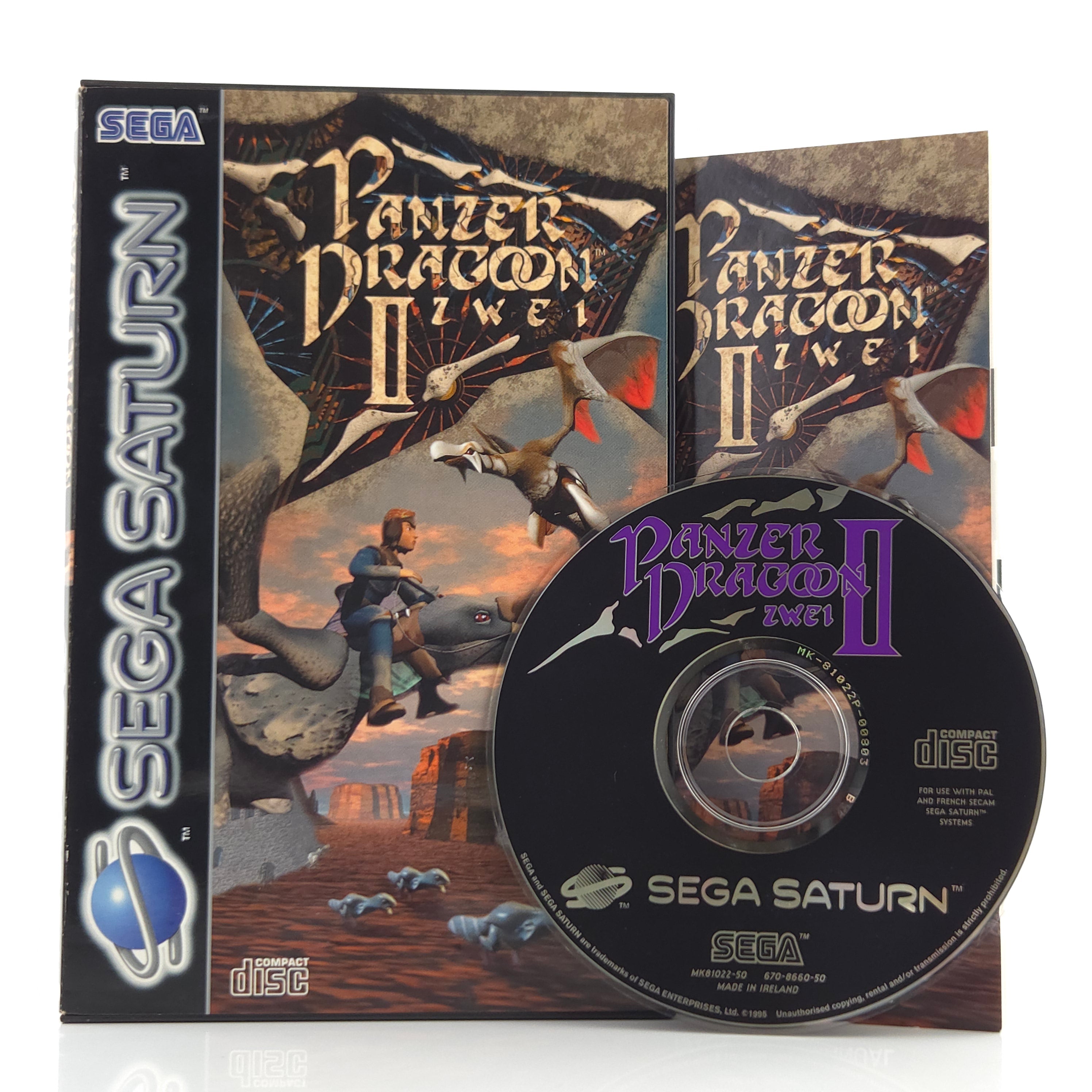 Sega Saturn Spiel Panzer Dragoon II Zwei OVP PAL EUR