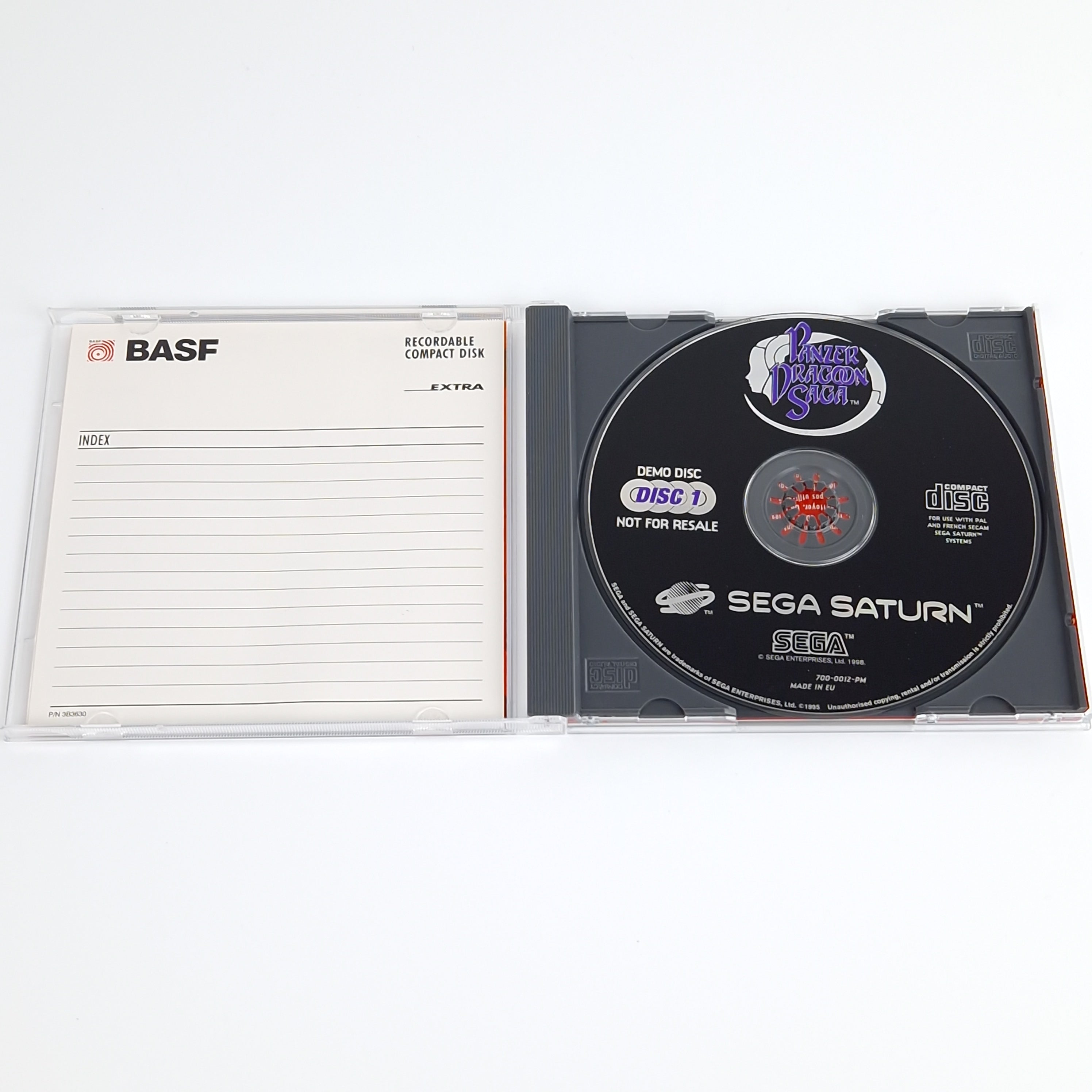Sega Saturn Spiel – Panzer Dragoon Saga Demo Disc 1 PAL