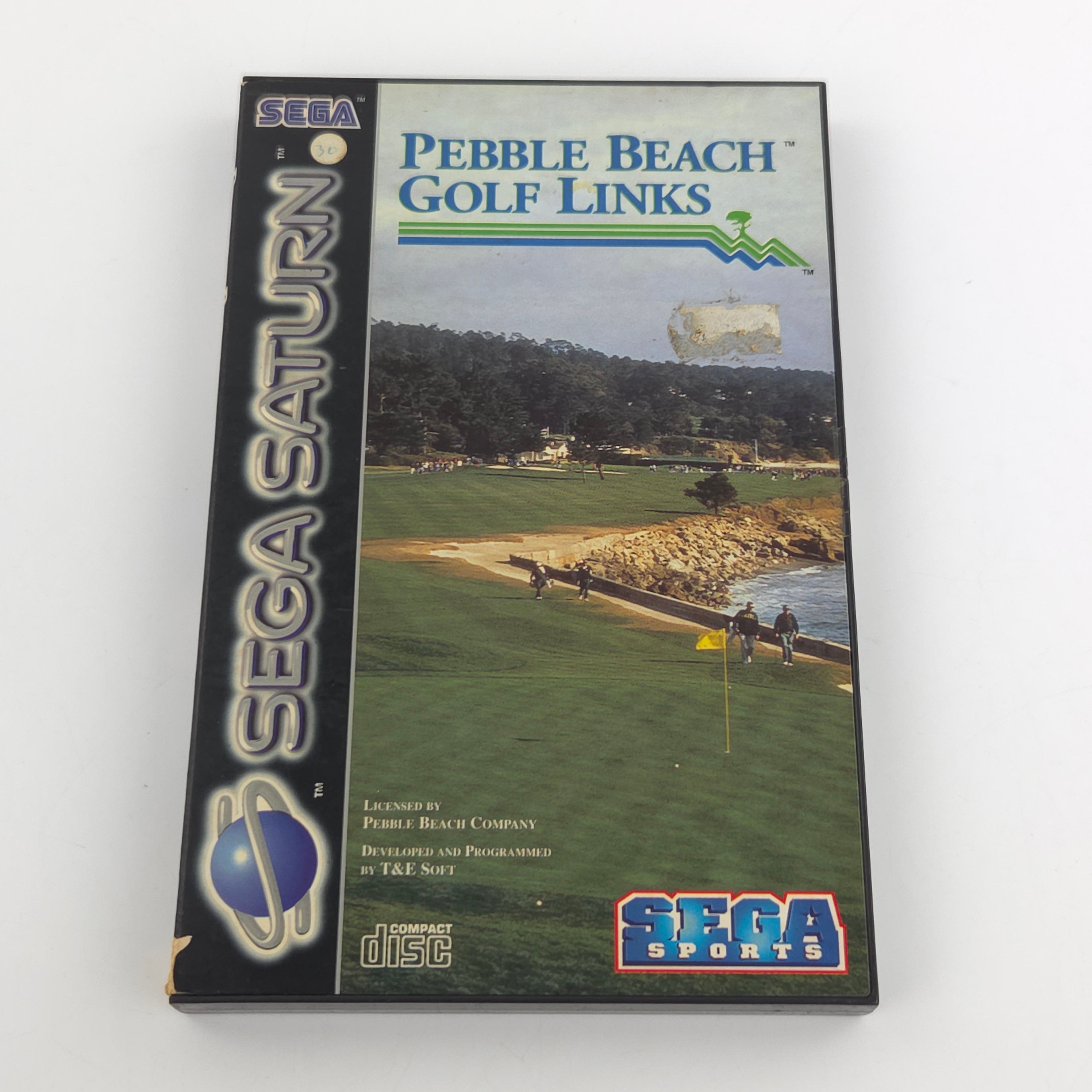 Sega Saturn Spiel Pebble Beach Golf Links OVP PAL EUR