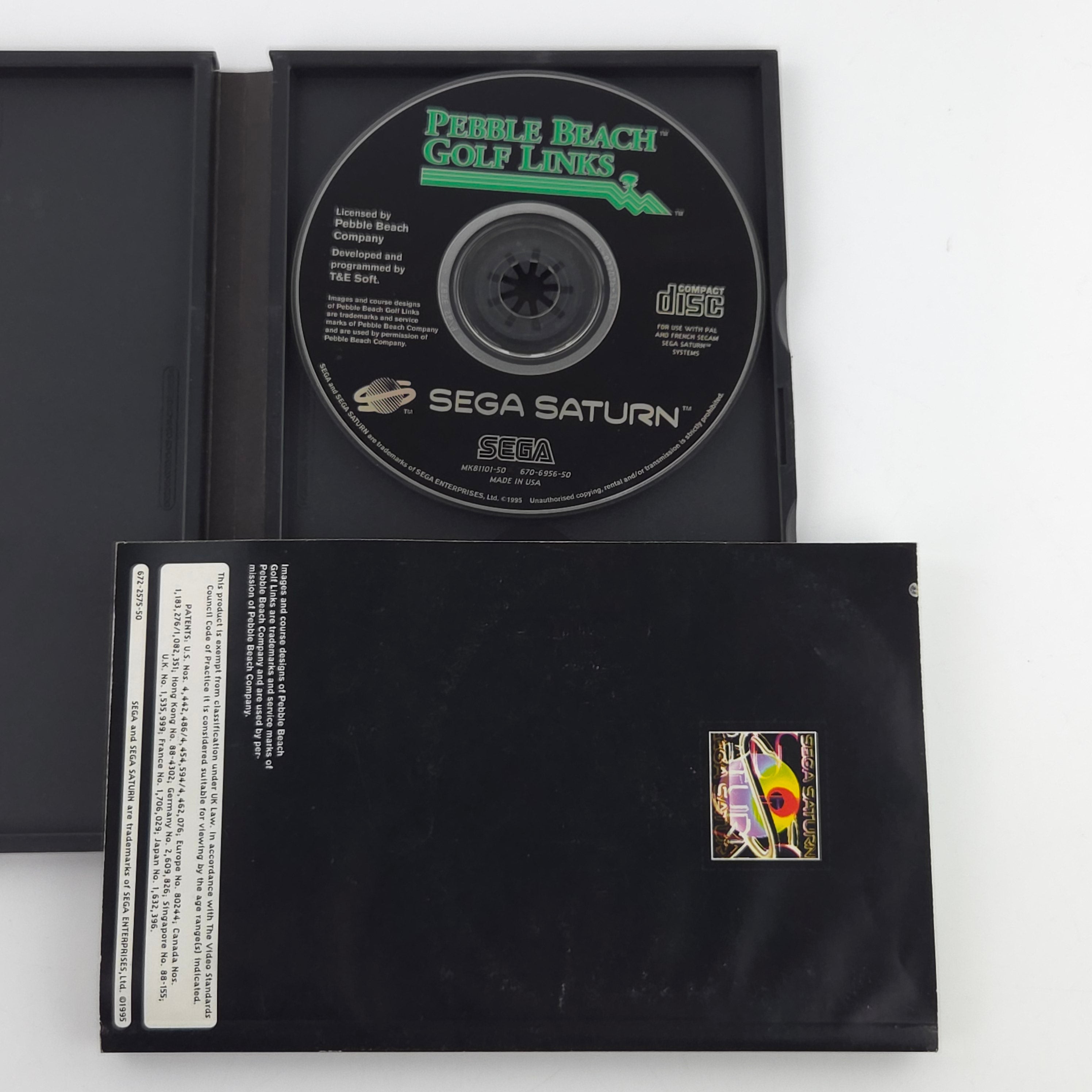 Sega Saturn Spiel Pebble Beach Golf Links OVP PAL EUR