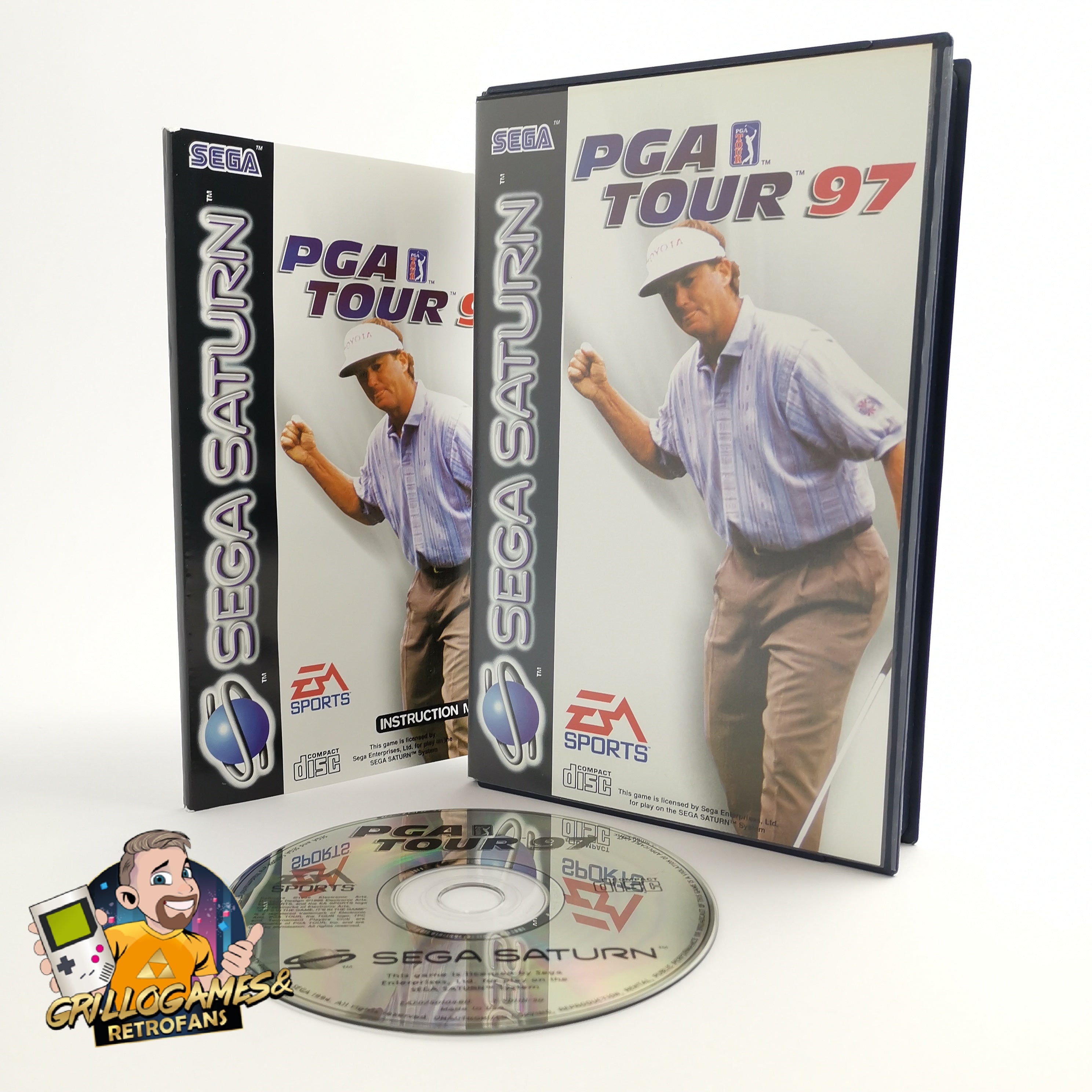 Sega Saturn Spiel – PGA Tour 97 Golf OVP PAL EA Sports