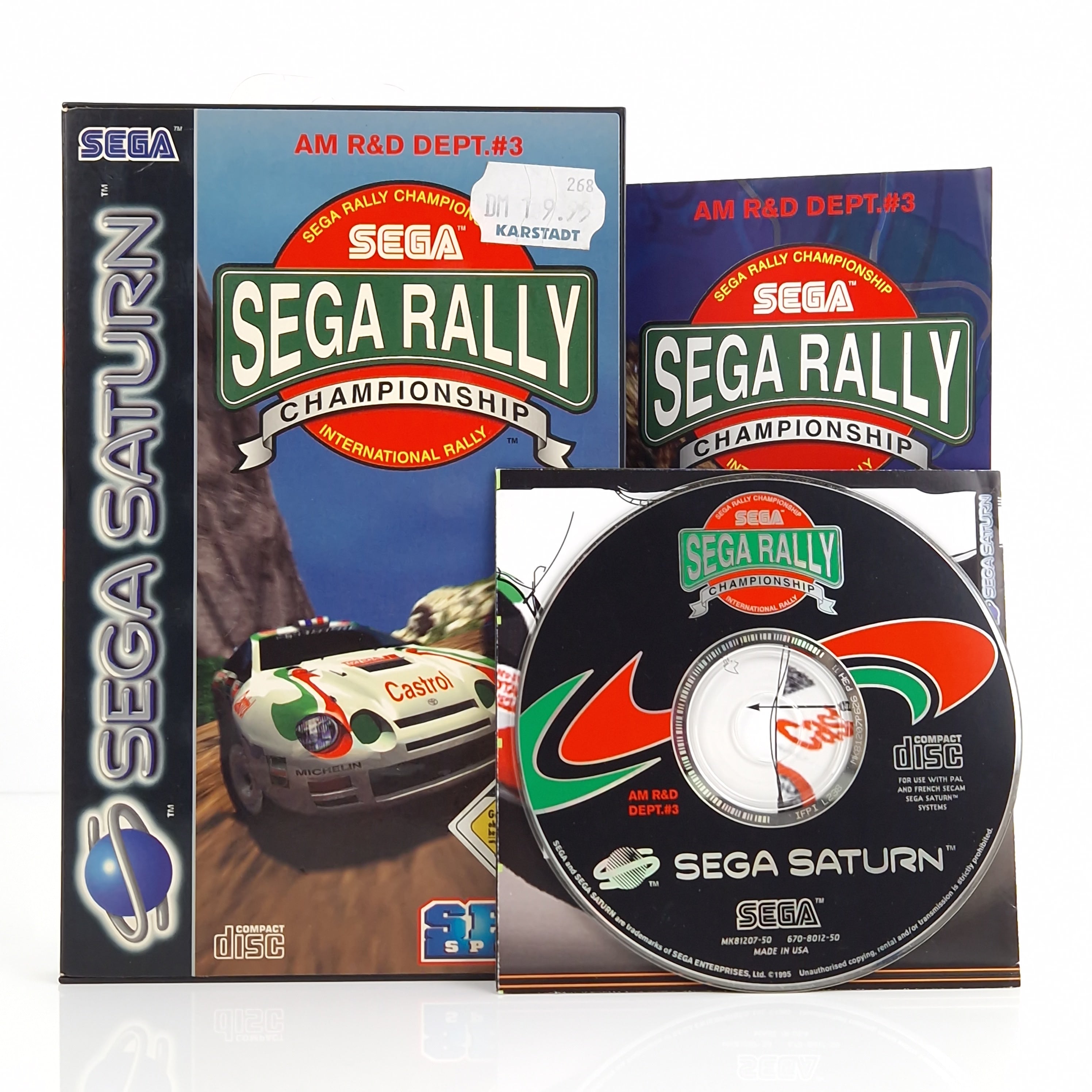 Sega Saturn Spiel – Sega Rally Championship (OVP PAL)