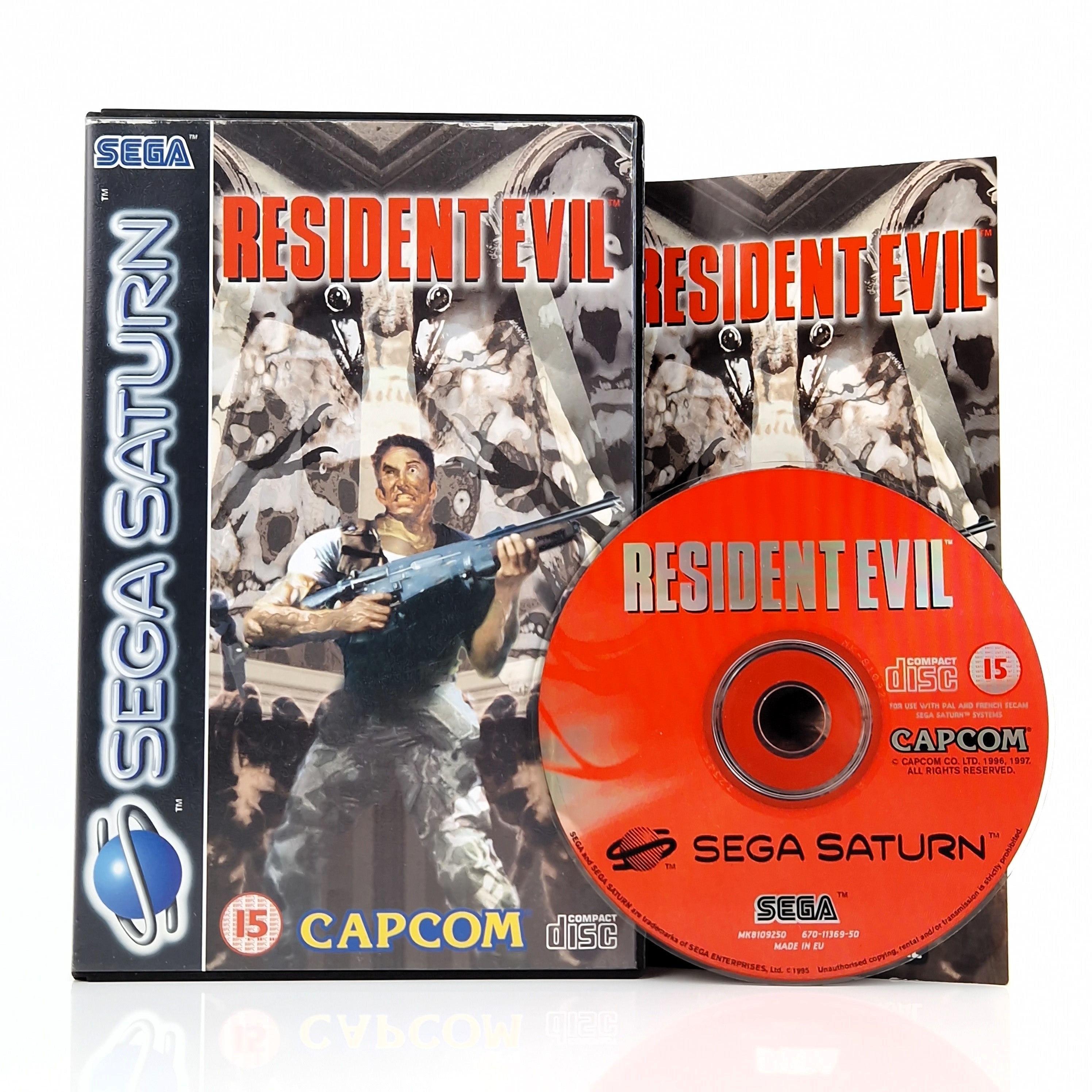 Sega Saturn Spiel – Resident Evil OVP PAL USK18