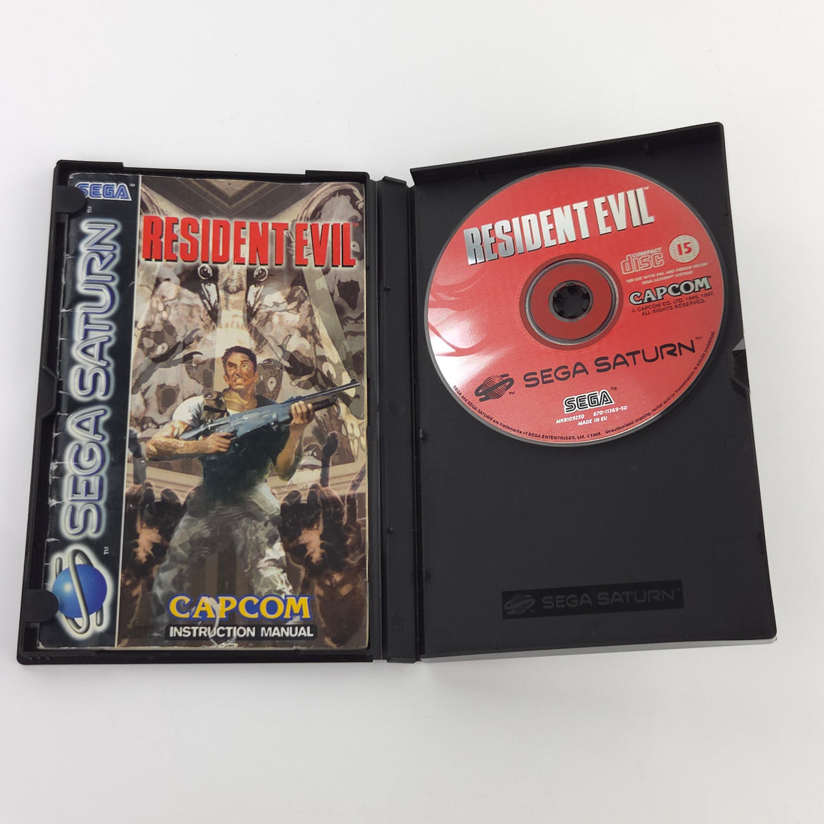 Sega Saturn Spiel Resident Evil OVP