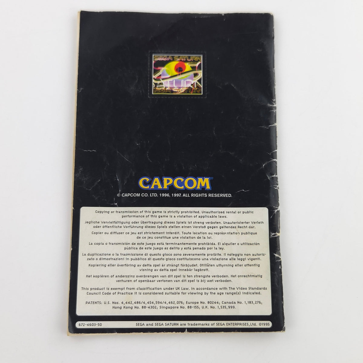 Sega Saturn Spiel Resident Evil OVP