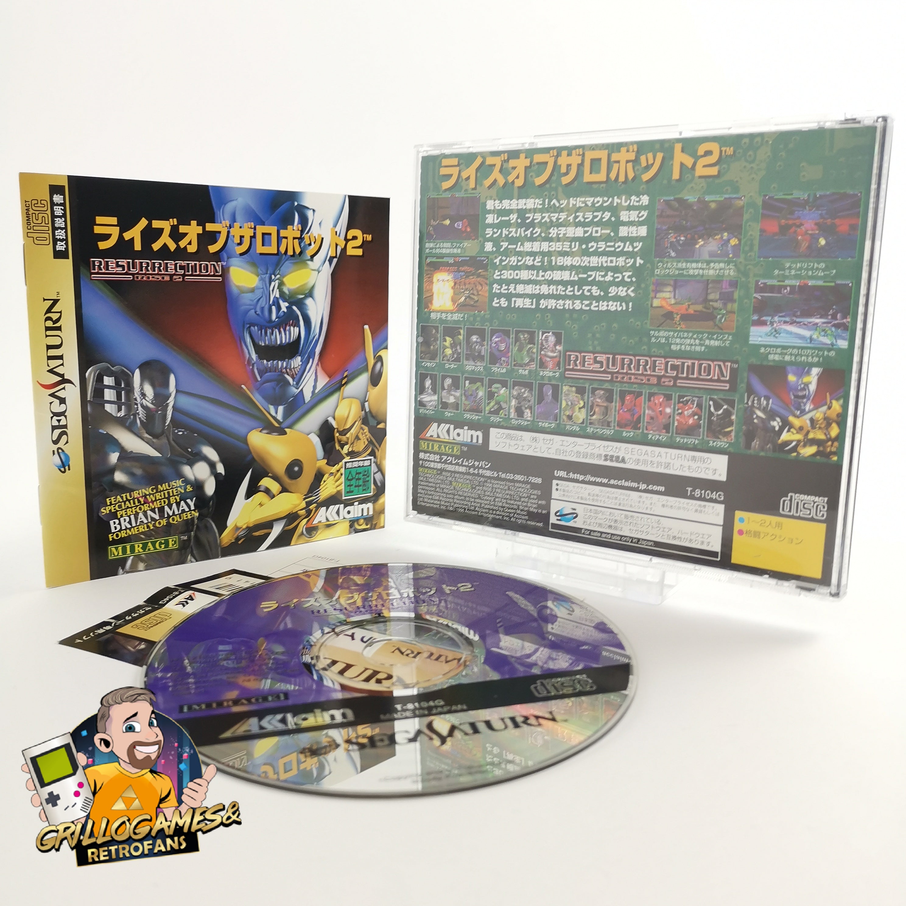 Sega Saturn Spiel – Rise 2 Resurrection NTSC-J OVP