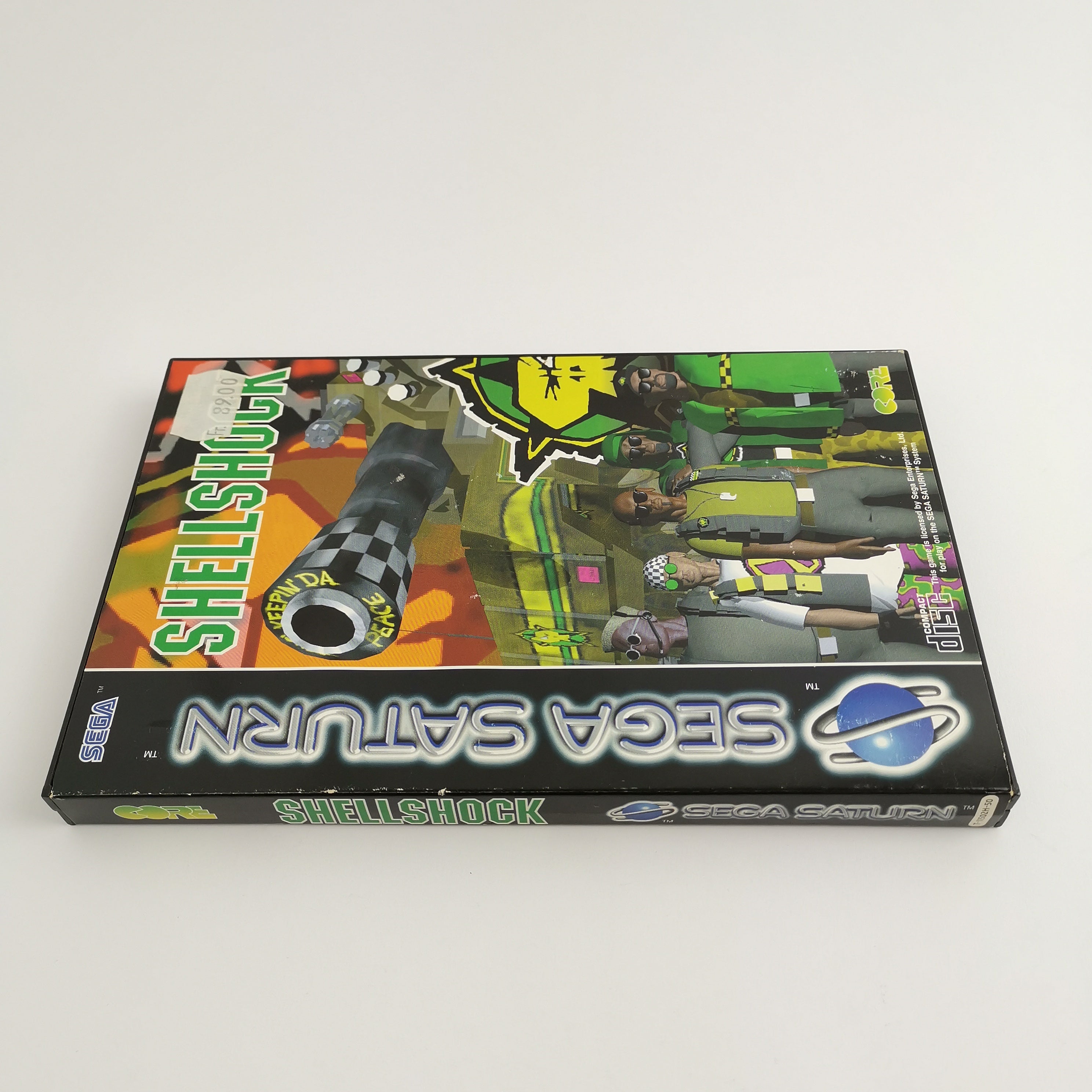 Sega Saturn Spiel: Shellshock in OVP & Anleitung - Core | PAL Version