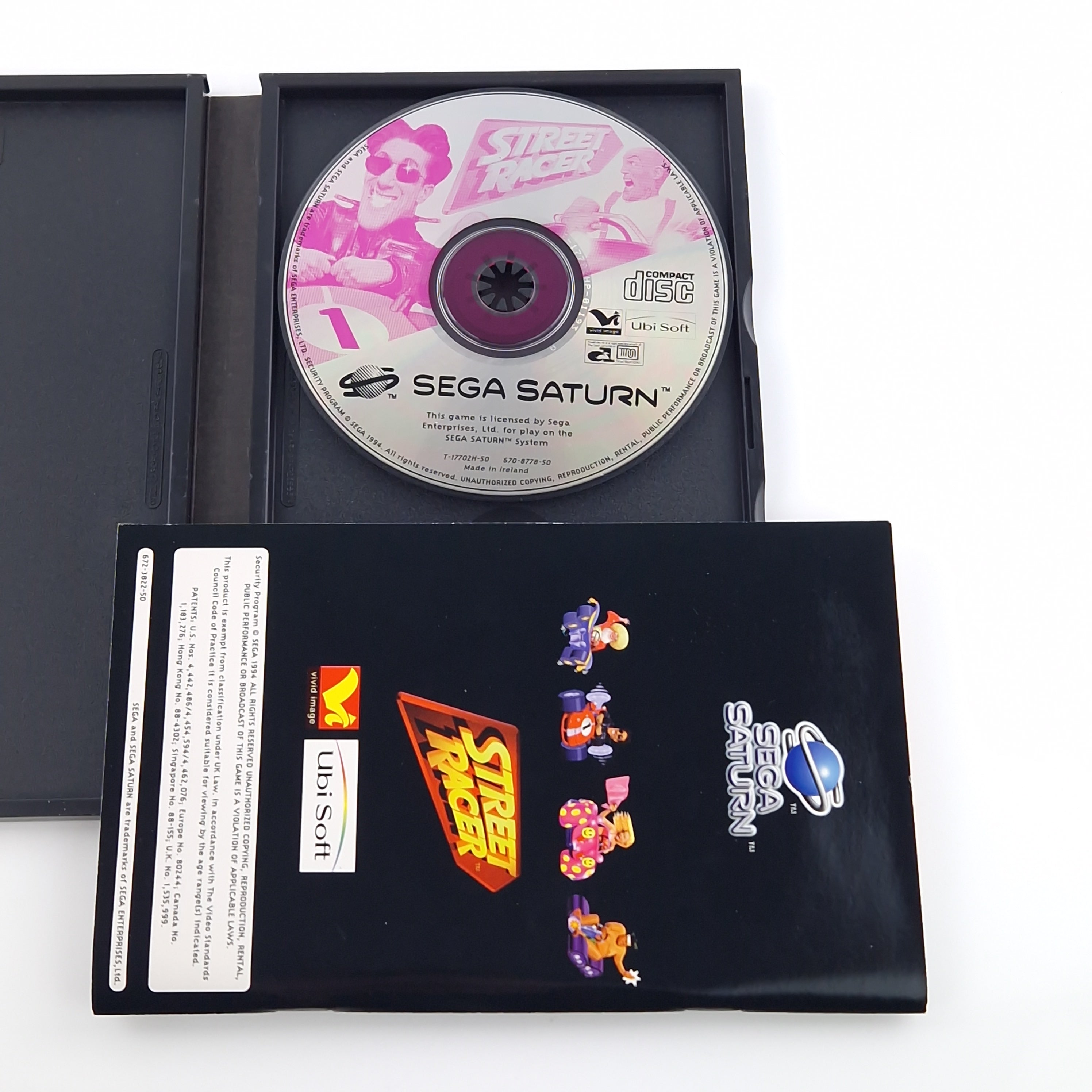Sega Saturn Spiel – Street Racer CD Anleitung OVP PAL