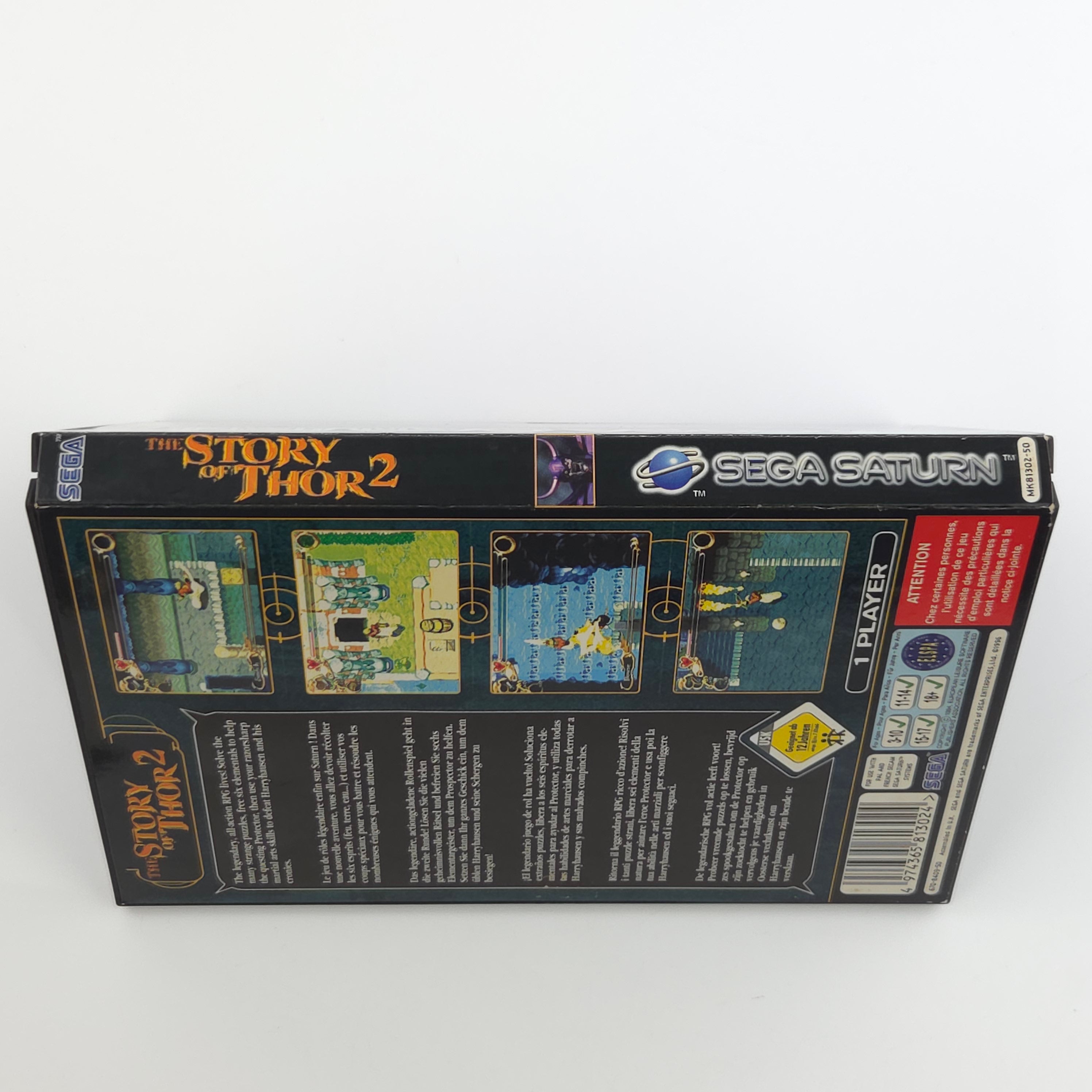 Sega Saturn Spiel – The Story of Thor 2 OVP PAL