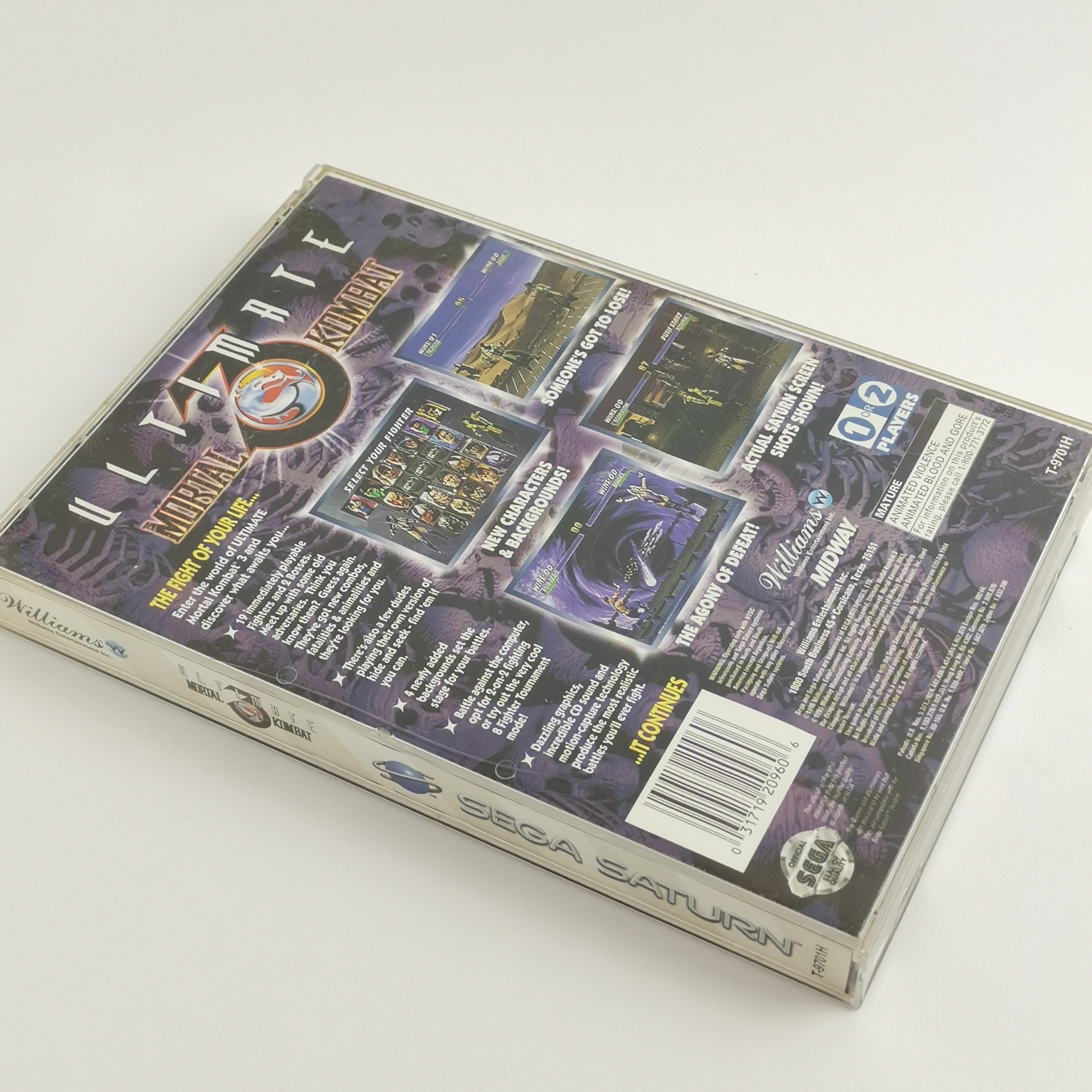 Sega Saturn Spiel – Ultimate Mortal Kombat NTSC-U OVP