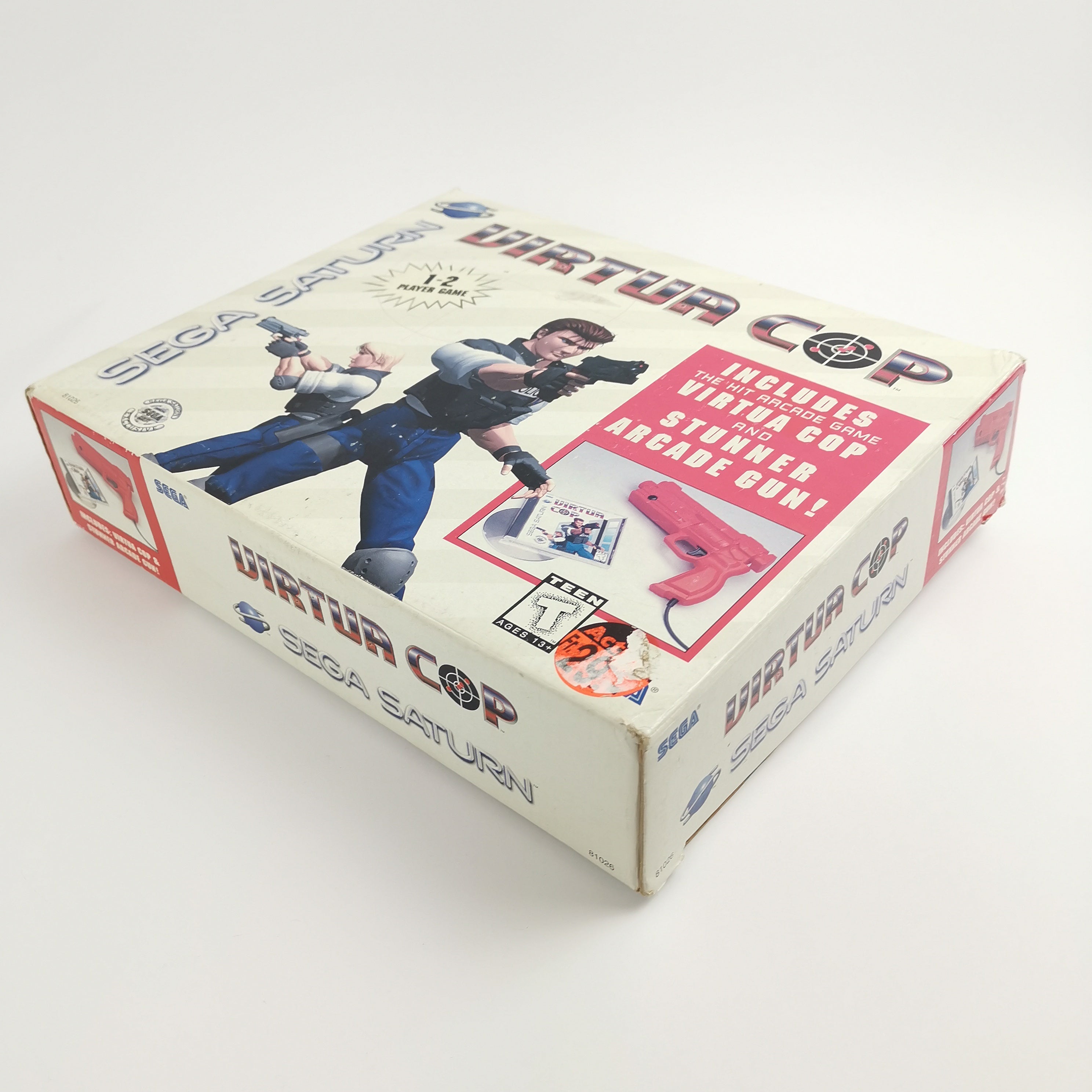 Sega Saturn Spiel: Virtua Cop + Gun | amerikanische Version NTSC-U/C USA | OVP