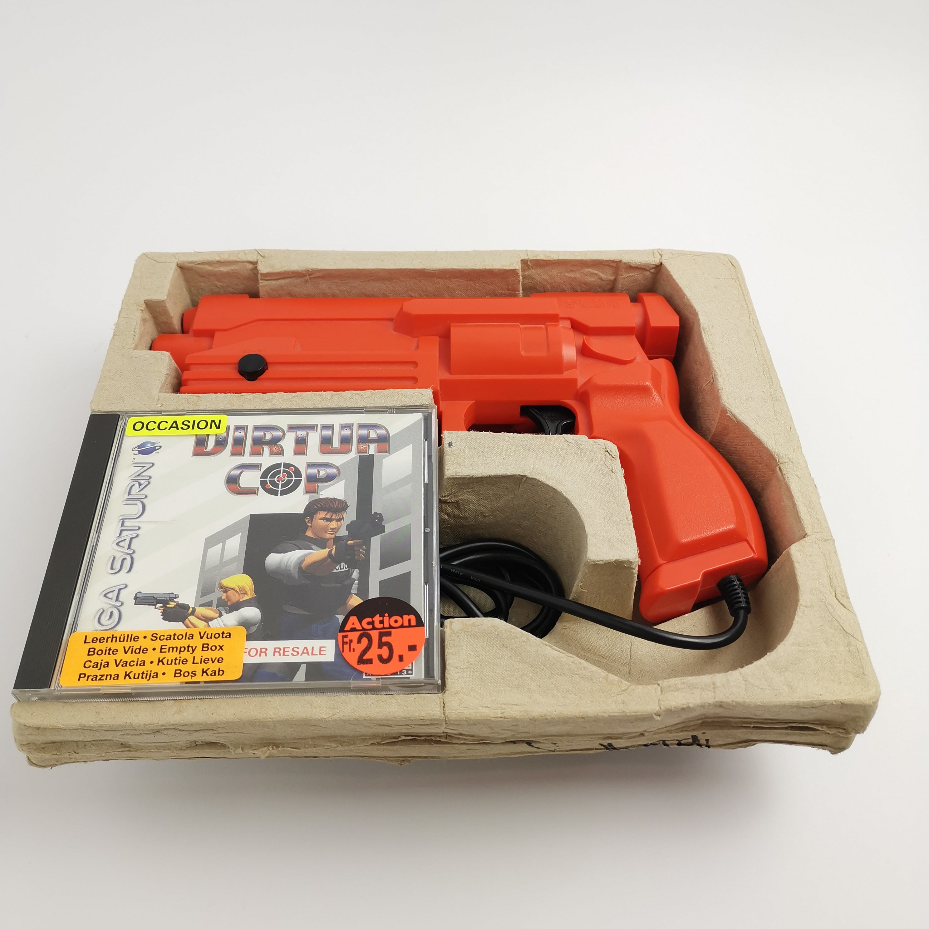 Sega Saturn Spiel: Virtua Cop + Gun | amerikanische Version NTSC-U/C USA | OVP