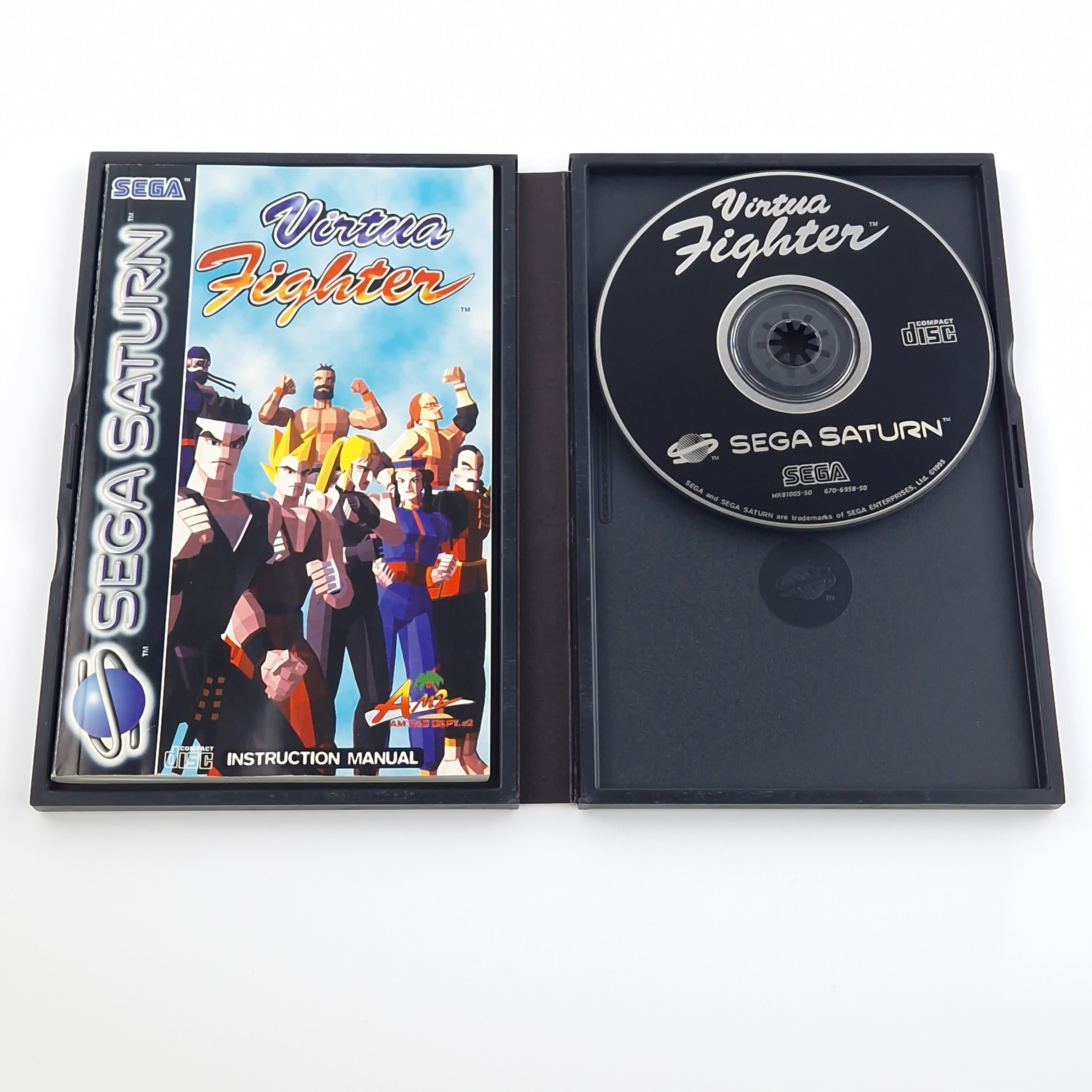Sega Saturn Spiel – Virtua Fighter OVP PAL Beat em Up