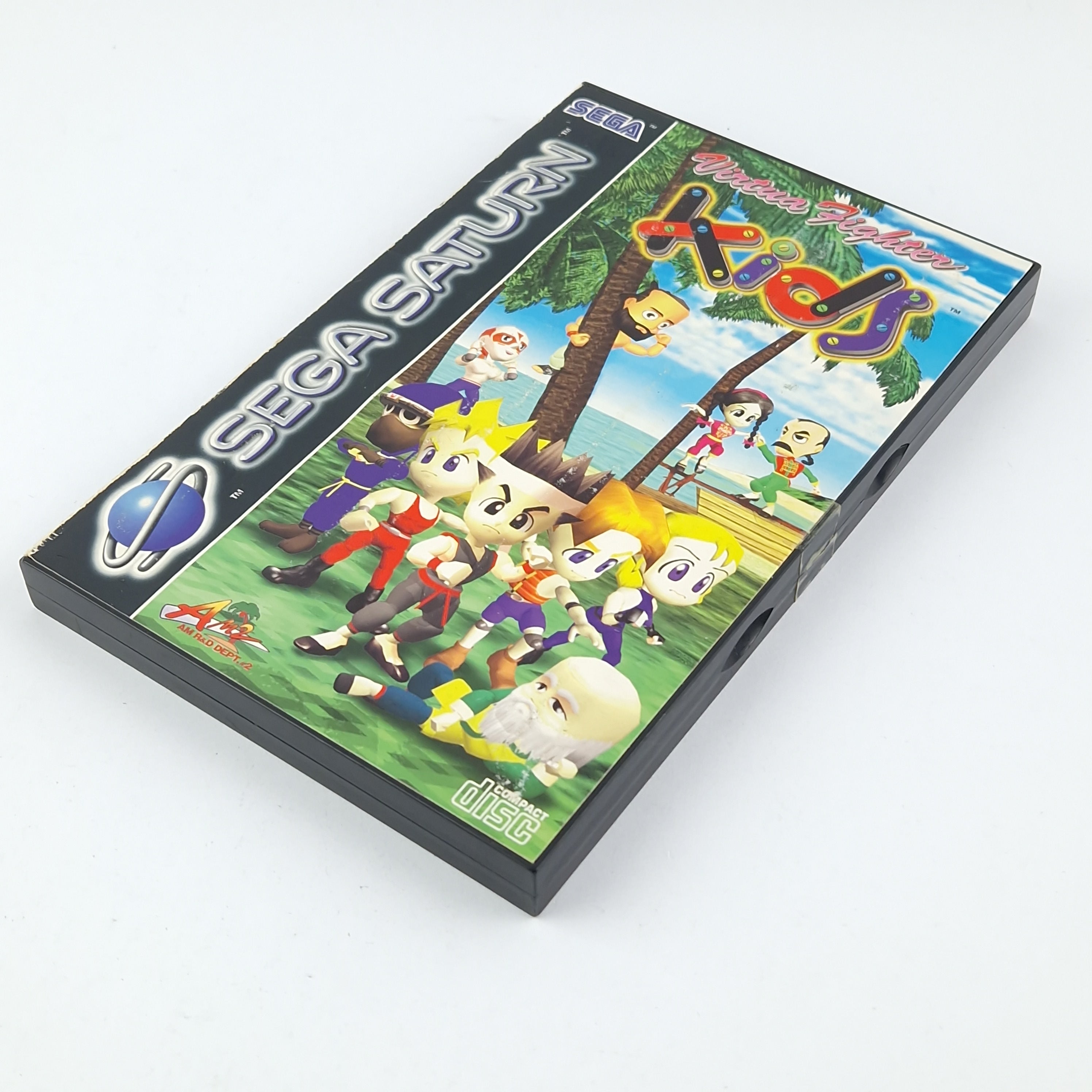 Sega Saturn Spiel – Virtua Fighter Kids OVP PAL