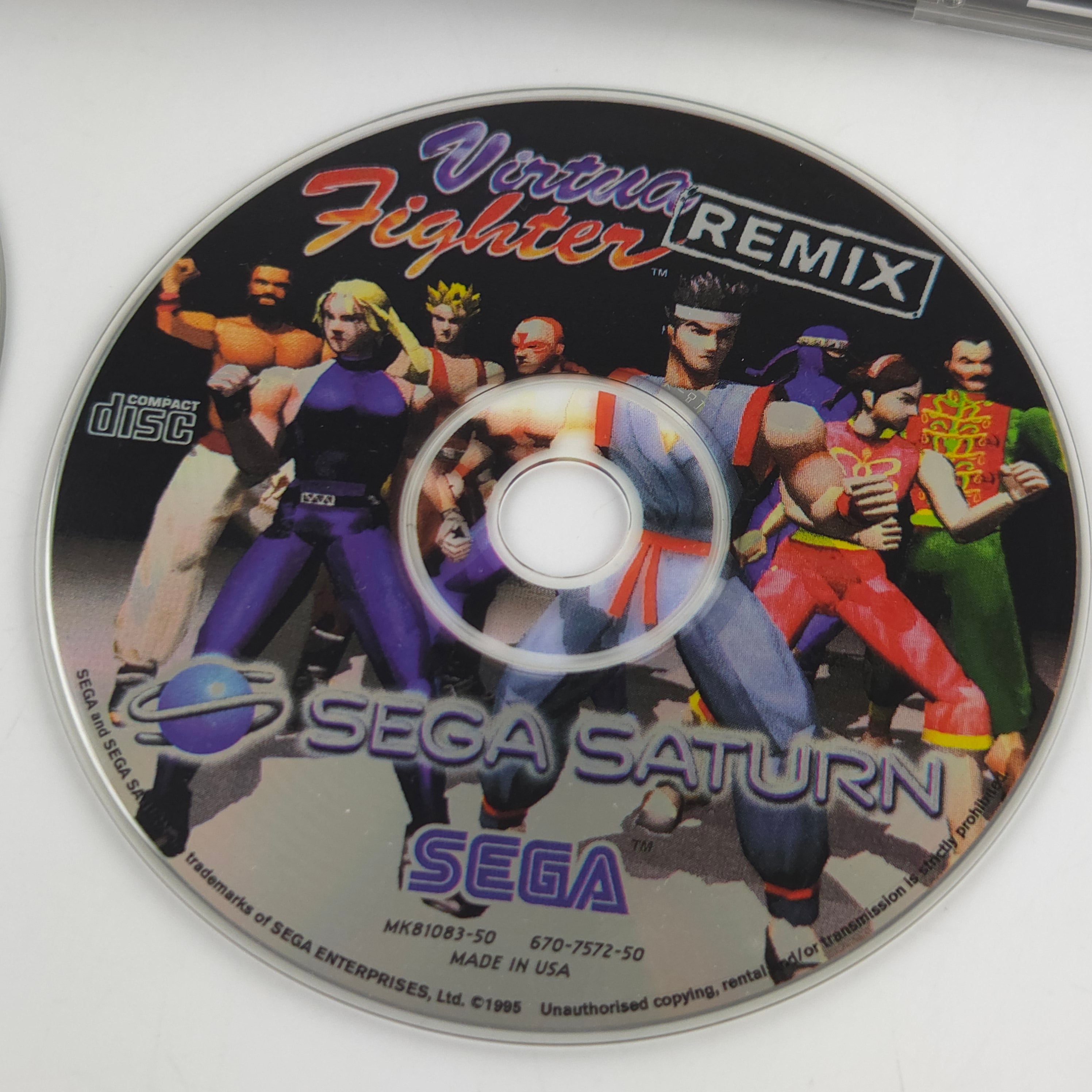 Sega Saturn Spiel Virtua Fighter Remix OVP PAL EUR