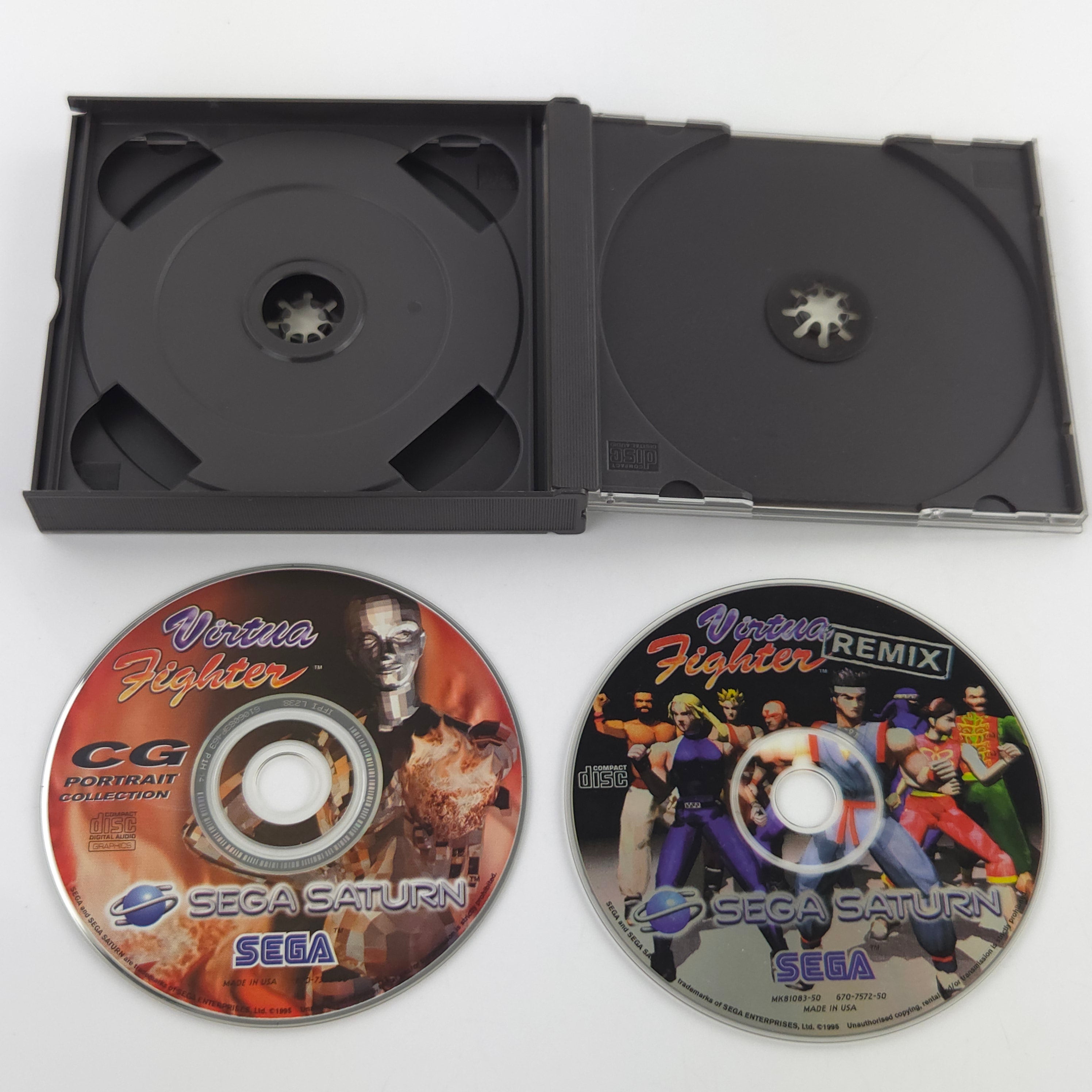 Sega Saturn Spiel Virtua Fighter Remix OVP PAL EUR