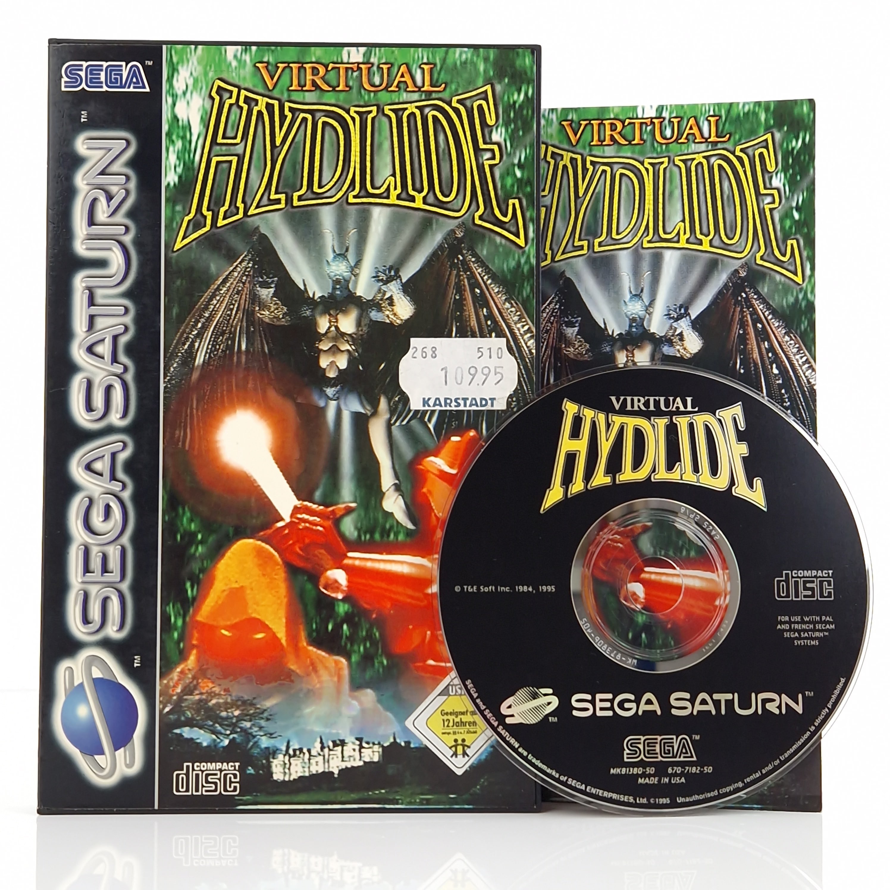 Sega Saturn Spiel – Virtual Hydlide OVP PAL