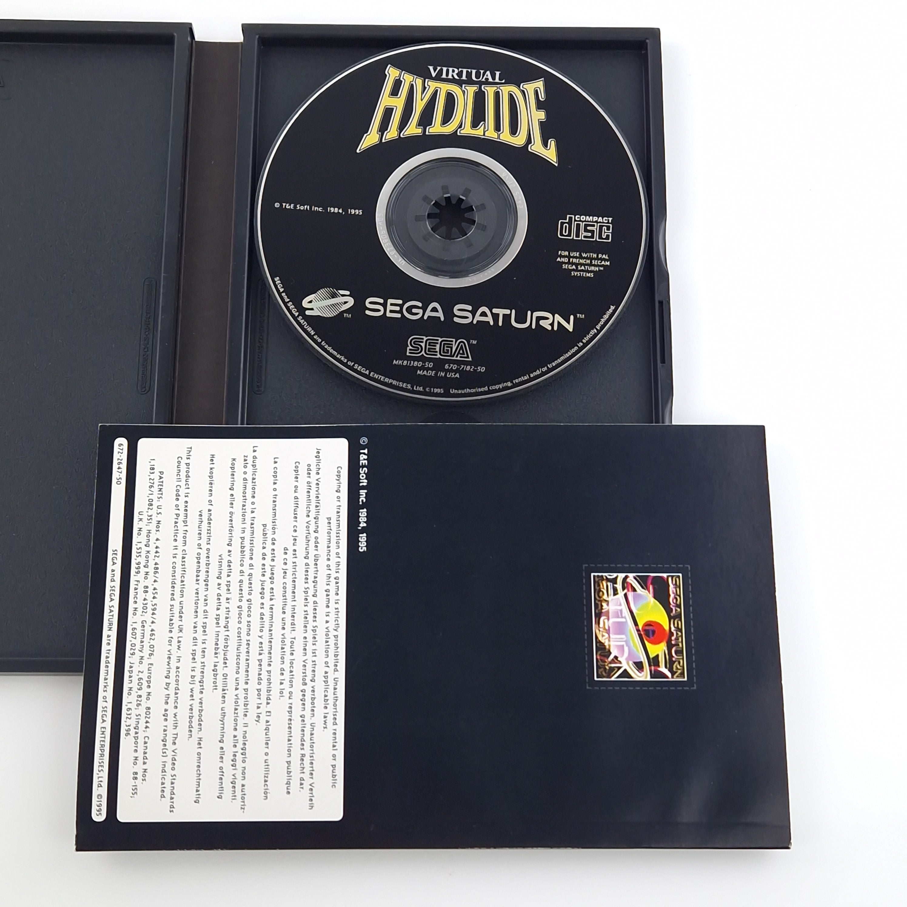 Sega Saturn Spiel – Virtual Hydlide OVP PAL