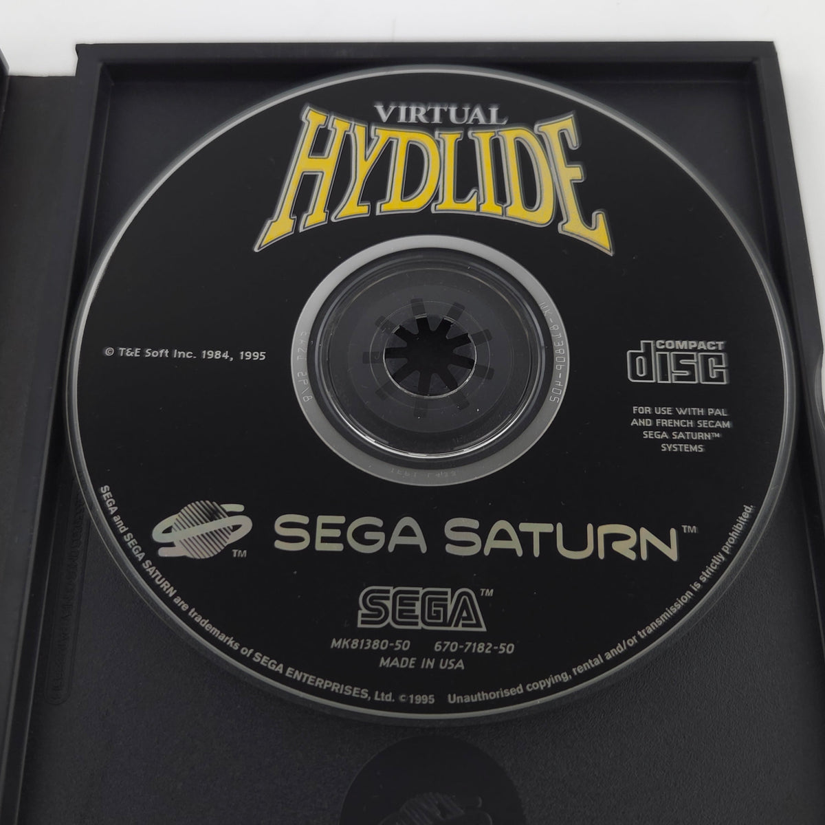 Sega Saturn Spiel Virtual Hydlide OVP PAL EUR
