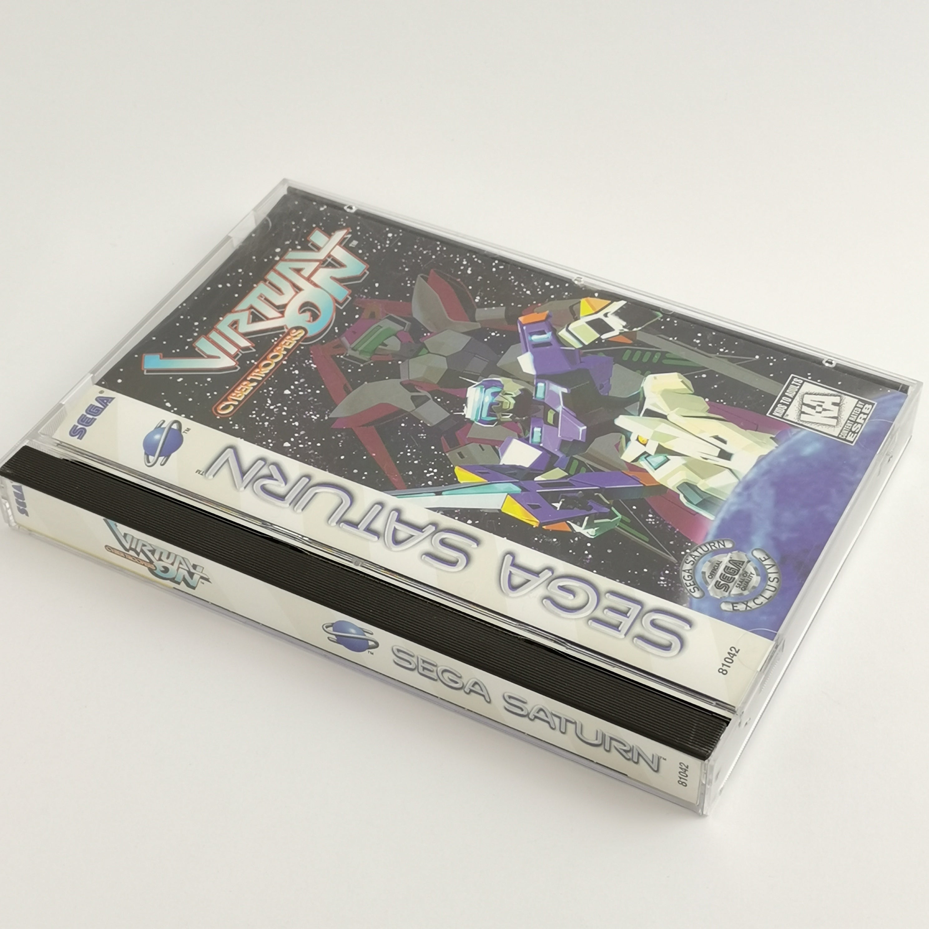 Sega Saturn Spiel – Virtual On Cyber Troopers (OVP USA)