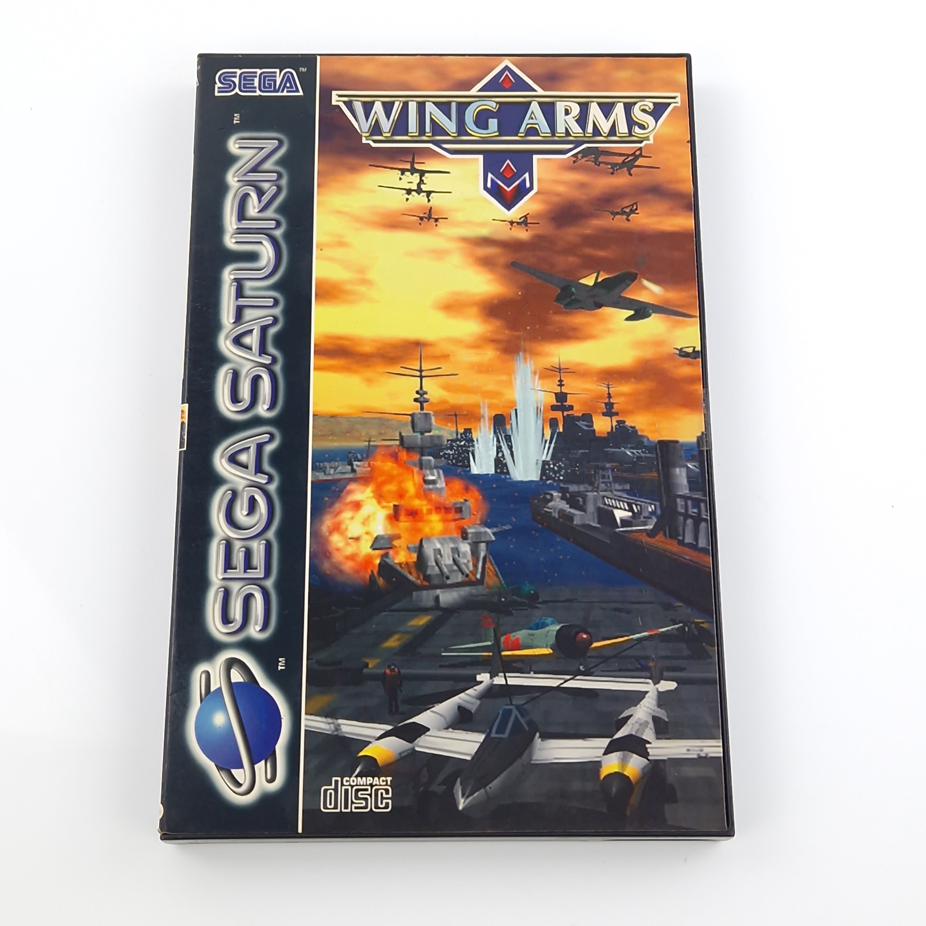 Sega Saturn Spiel – Wing Arms OVP CD Anleitung