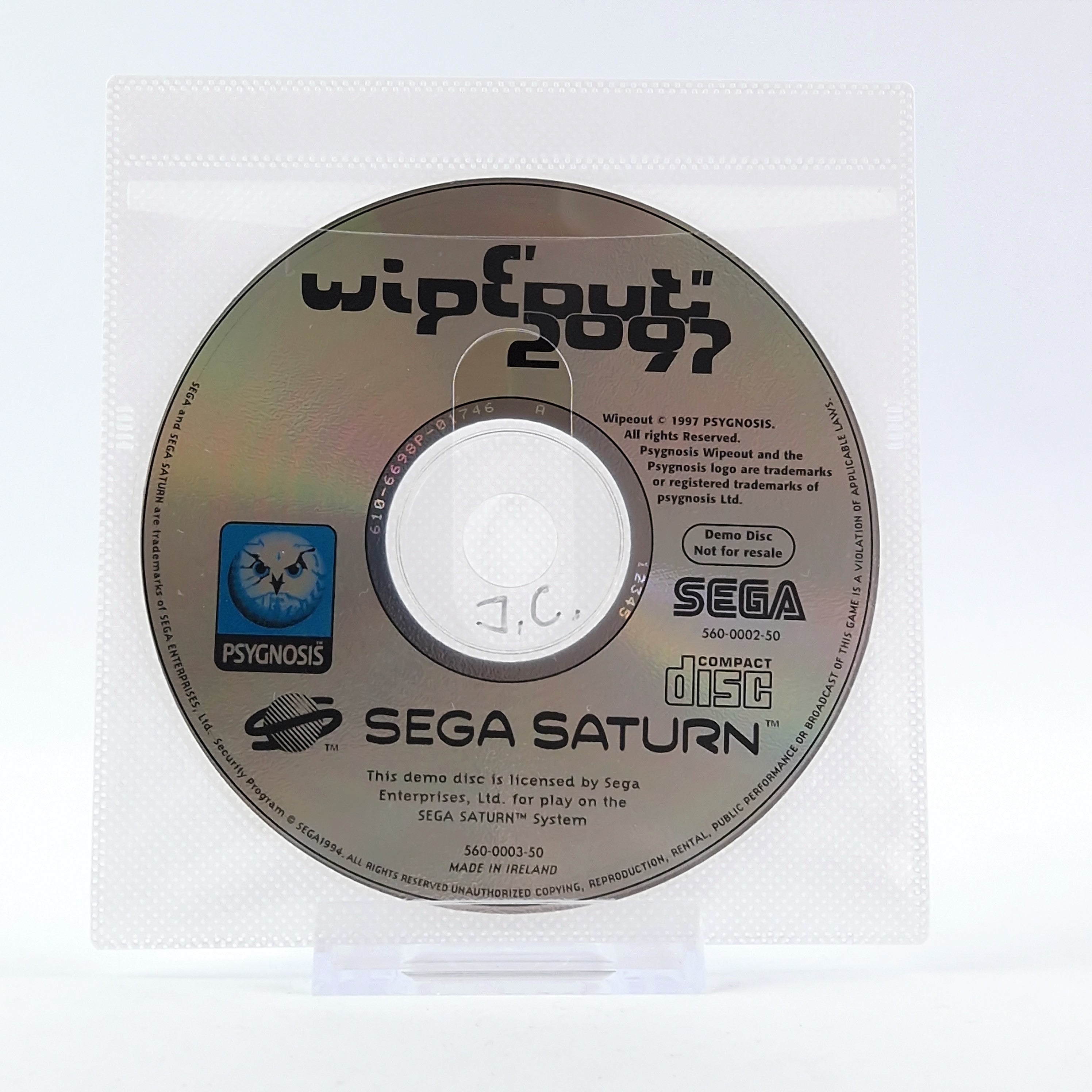 Sega Saturn Spiel – Wipeout 2097 Demo CD PAL