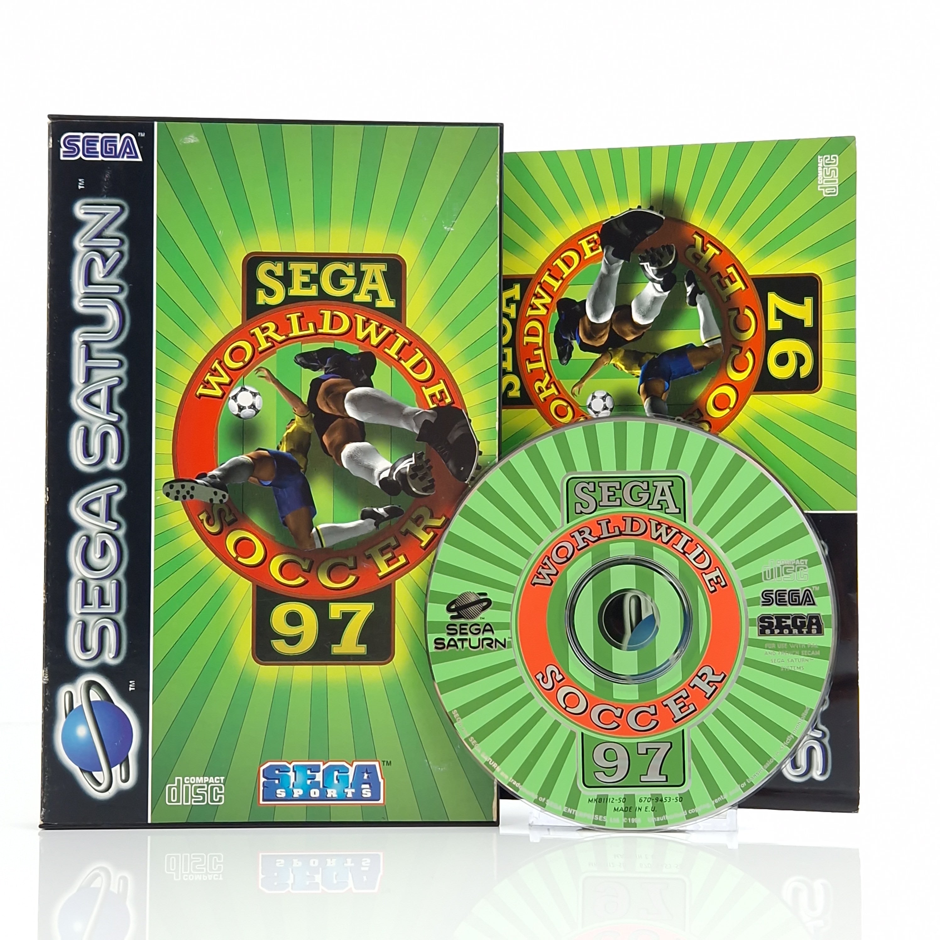 Sega Saturn Spiel – Sega Worldwide Soccer 97 OVP PAL