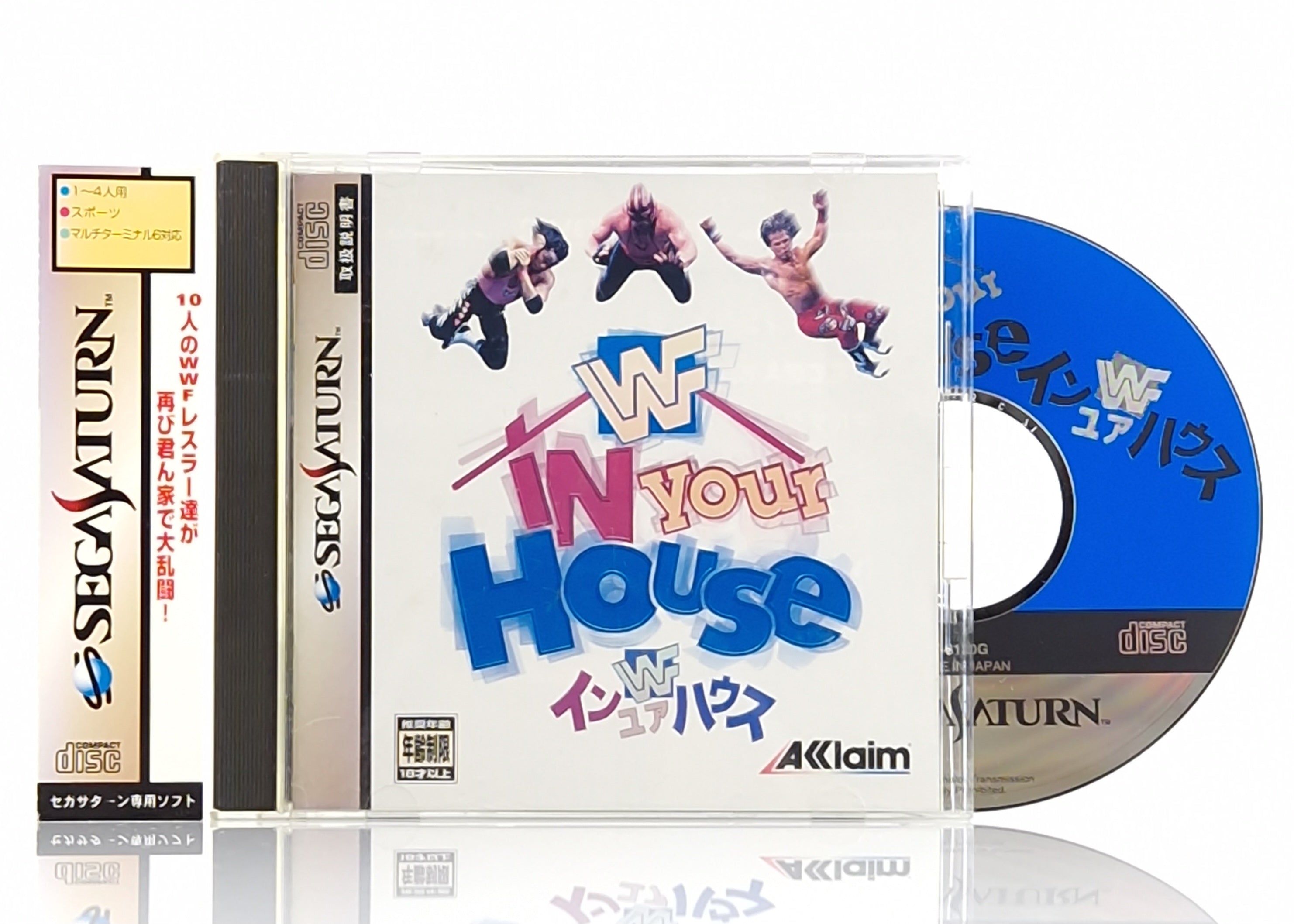 Sega Saturn Spiel – WWF In Your House Jewel Case NTSC-J