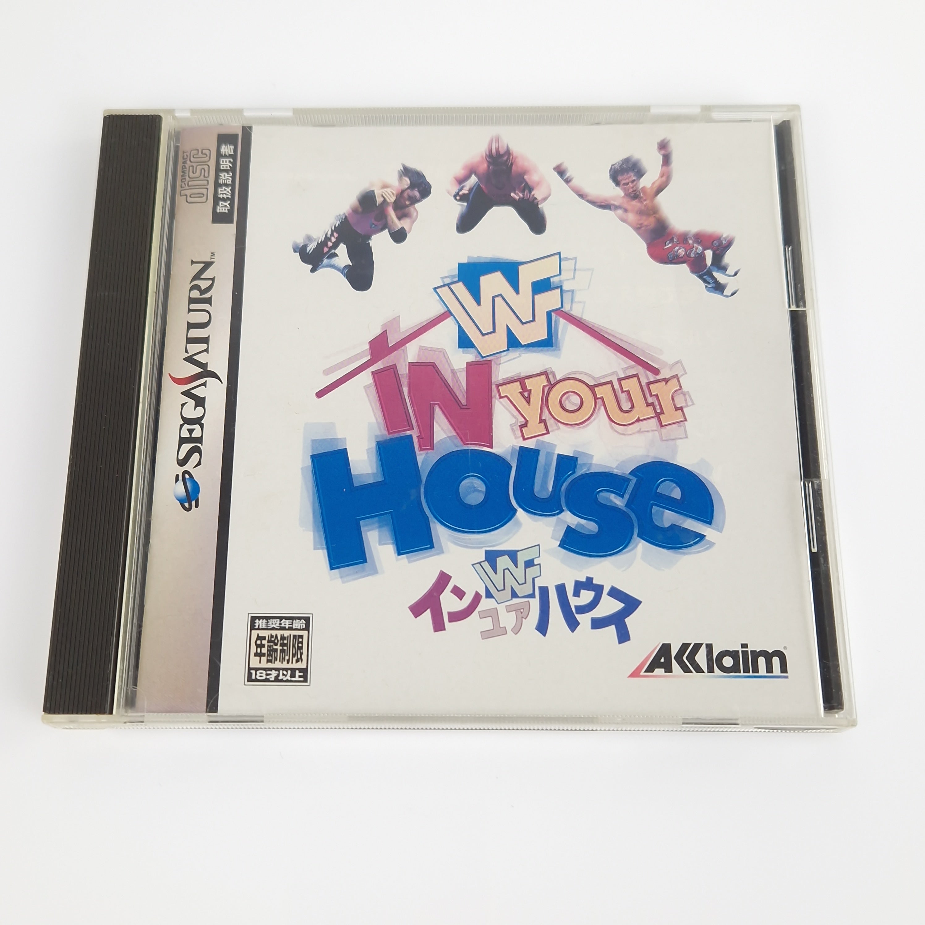 Sega Saturn Spiel – WWF In Your House Jewel Case NTSC-J