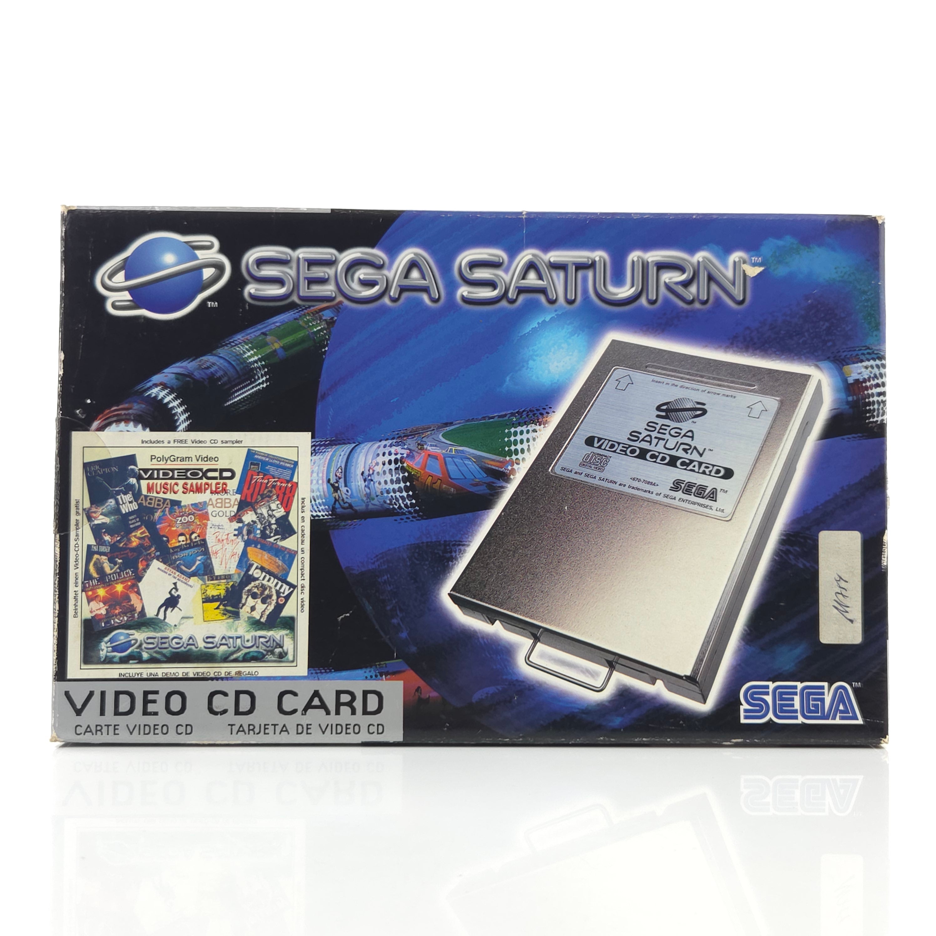 Sega Saturn Zubehör Video CD Card OVP Anleitung