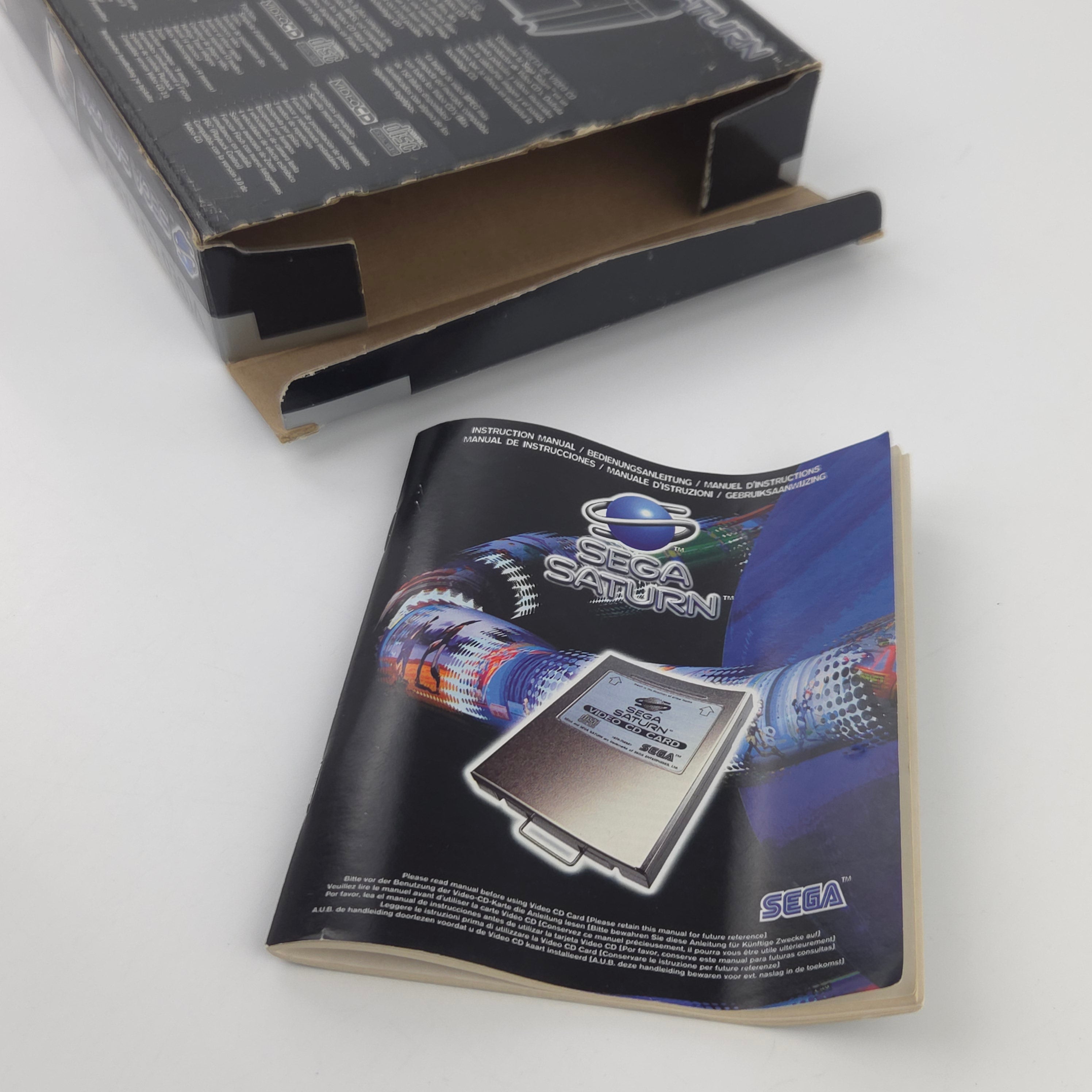Sega Saturn Zubehör Video CD Card OVP Anleitung