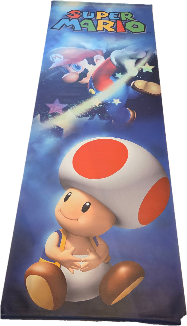 Super Mario Promo Banner 2,6m seltenes Super Mario Store