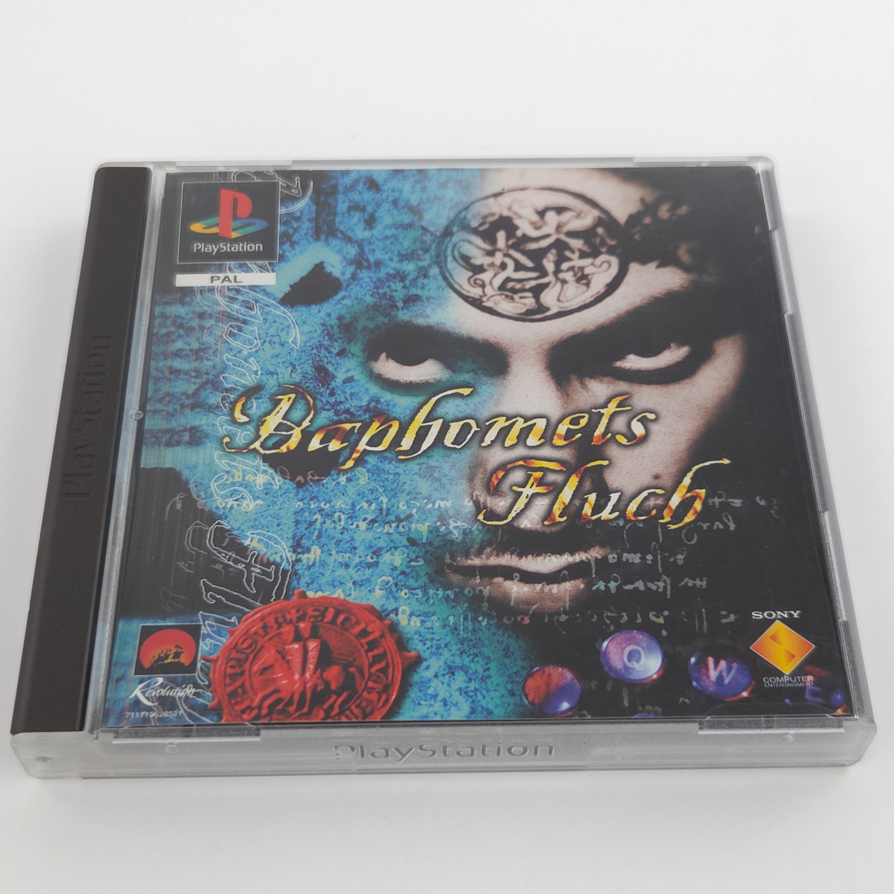 Playstation 1 Spiel Baphomets Fluch PS1 OVP PAL DE
