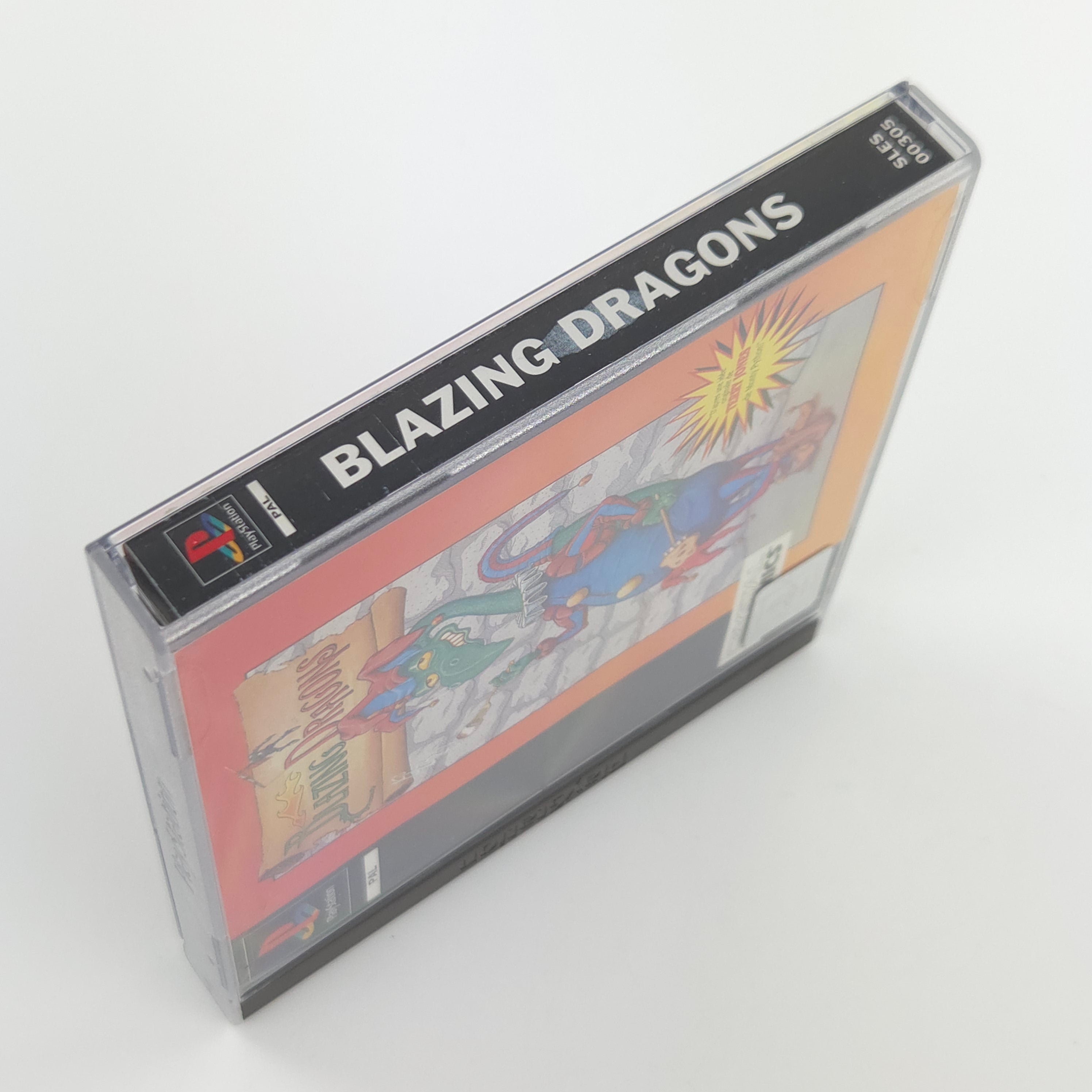 Playstation 1 Spiel Blazing Dragons PS1 OVP PAL EUR