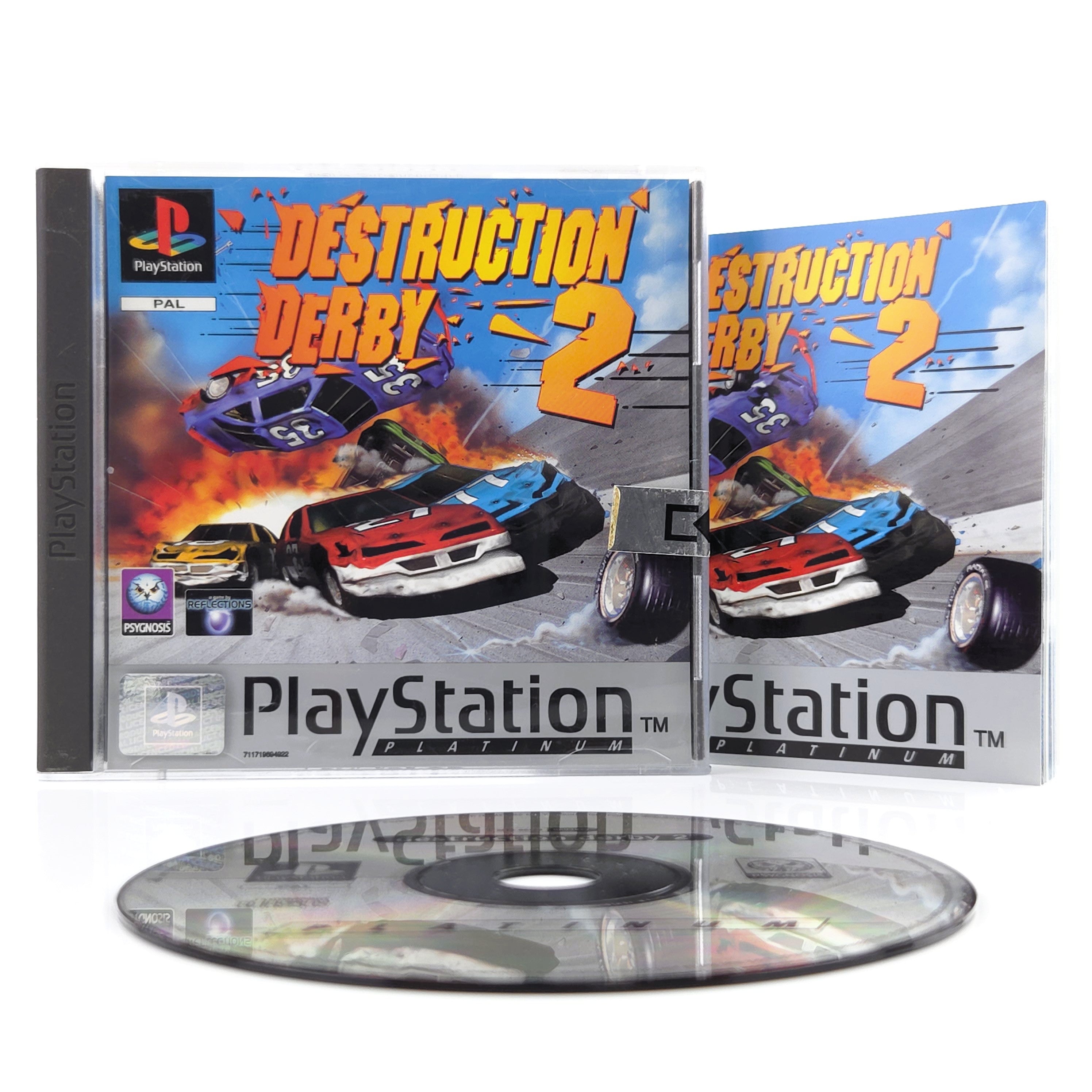 Playstation 1 Spiel – Destruction Derby 2 (PAL)