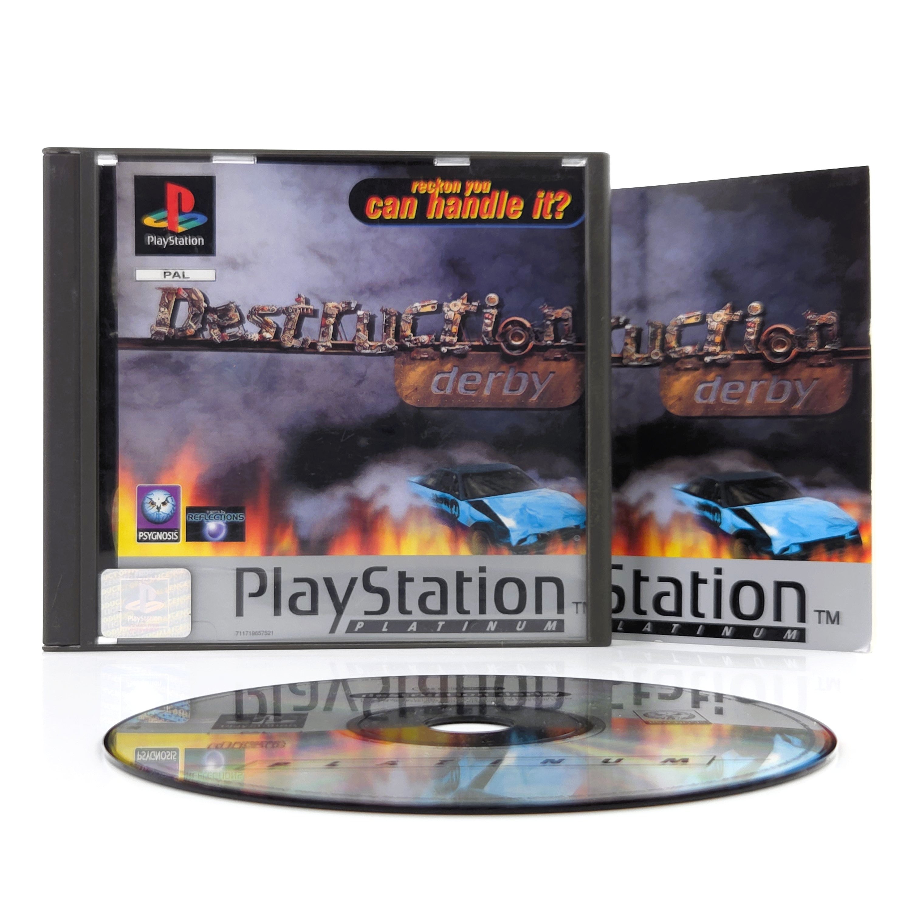 PlayStation 1 Spiel – Destruction Derby (PS1 PAL)
