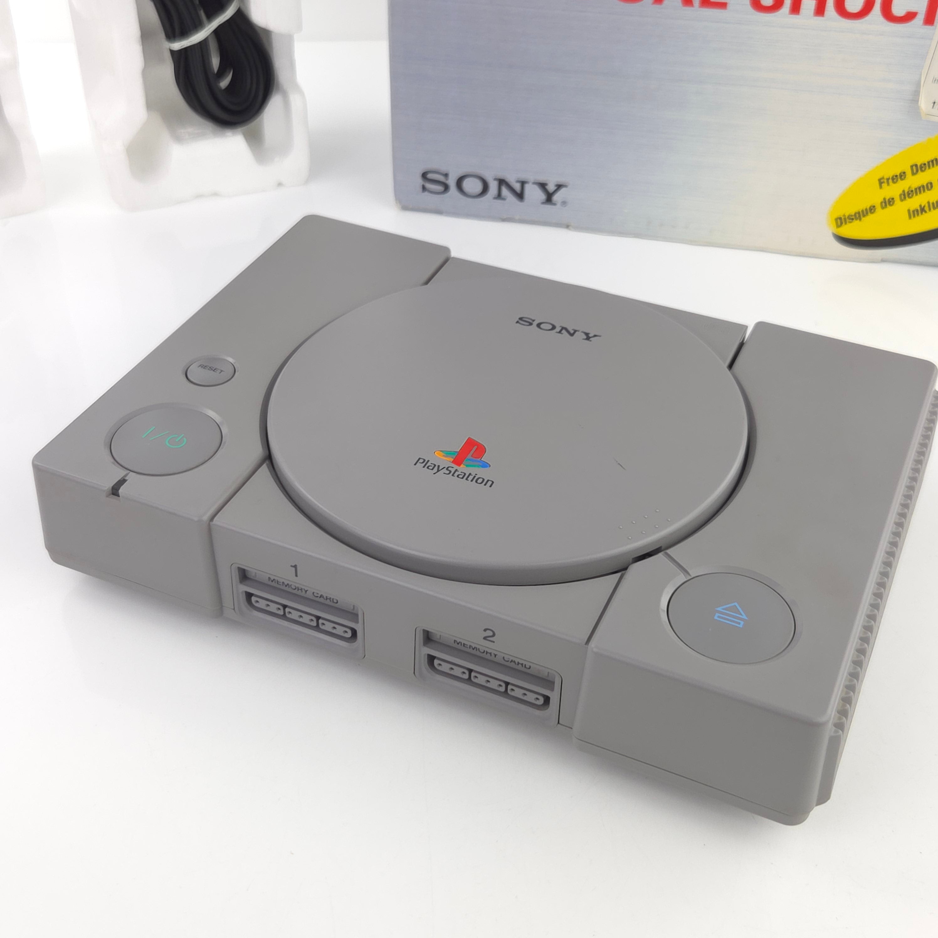 Sony Playstation 1 Konsole PS1 Dual Shock Bundle OVP PAL