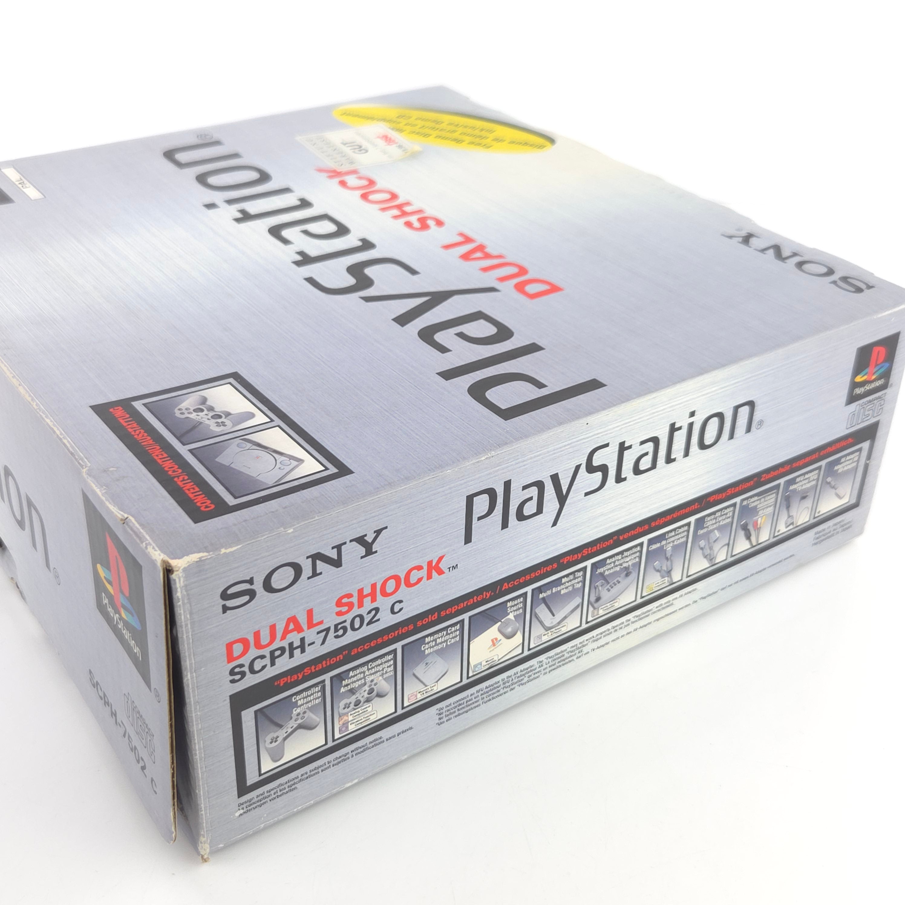 Sony Playstation 1 Konsole PS1 Dual Shock Bundle OVP PAL