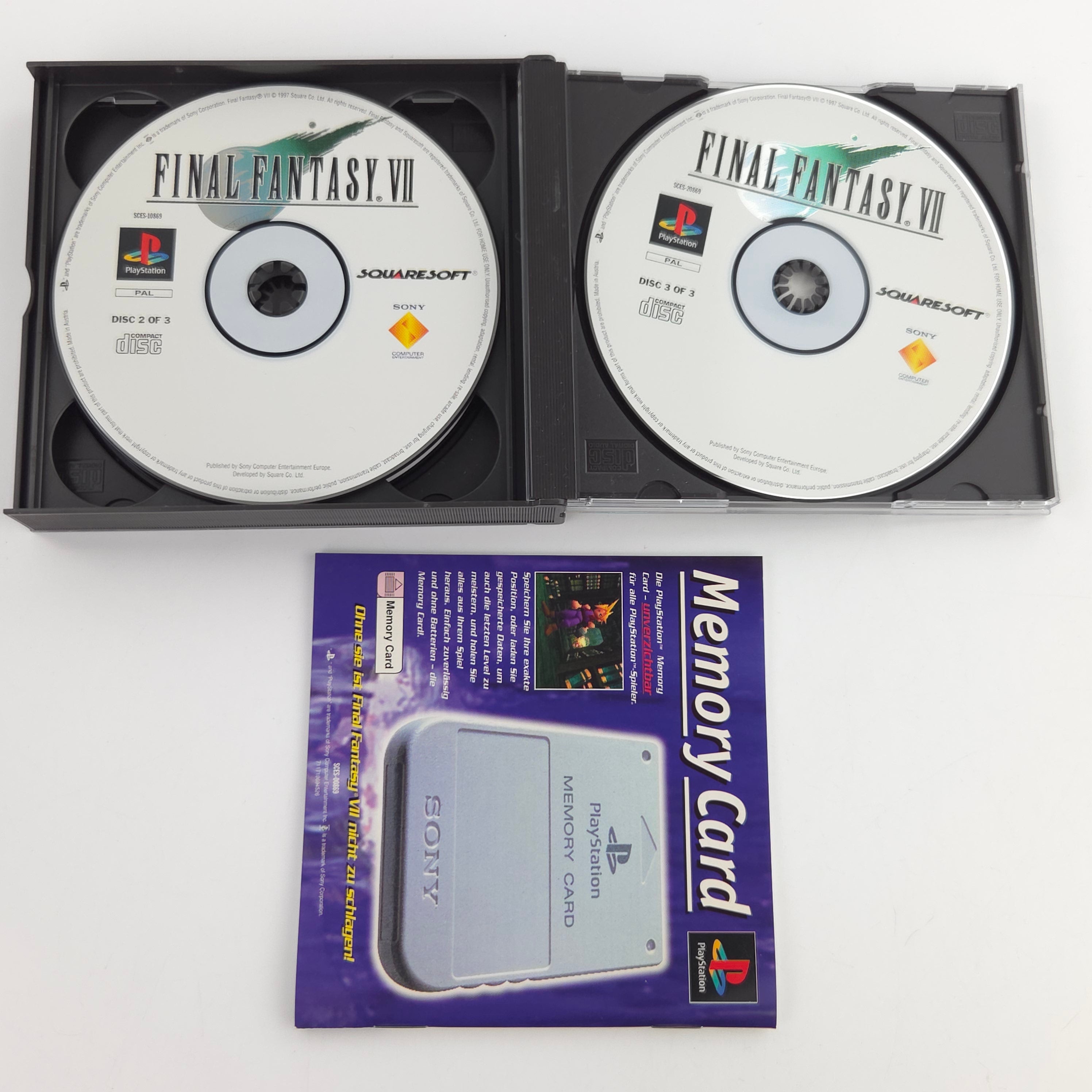 Playstation 1 Spiel Final Fantasy VII PS1 OVP PAL DE