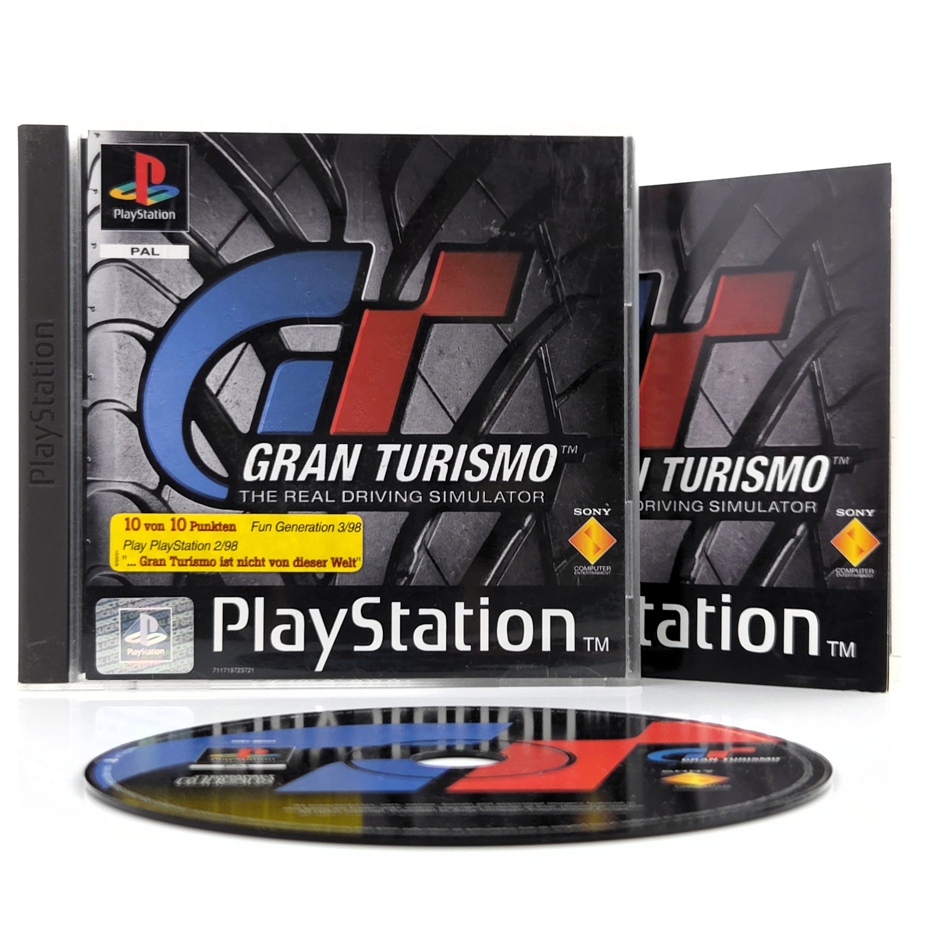 Playstation 1 Spiel Gran Turismo PS1 OVP PAL DE