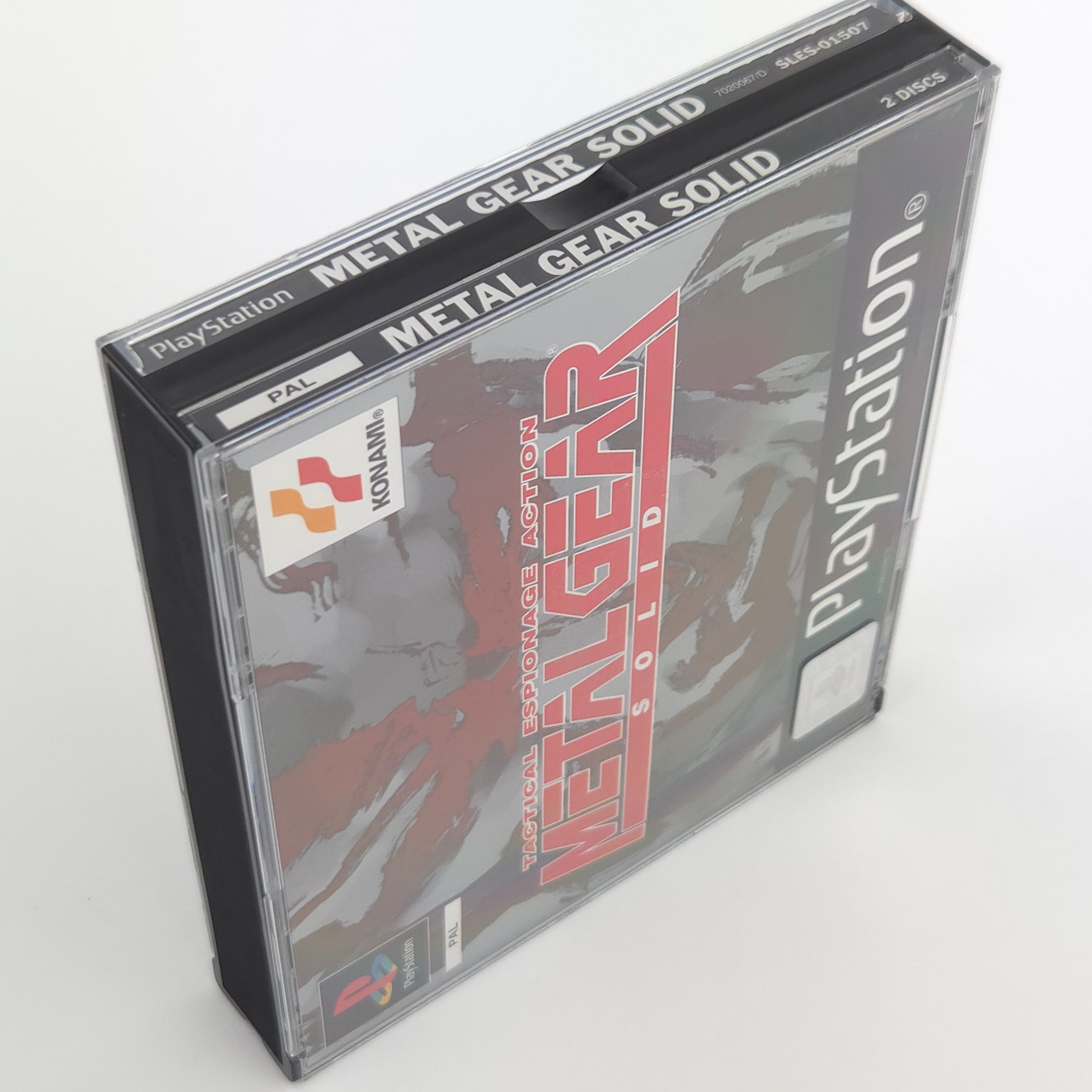 Playstation Spiel Metal Gear Solid PS1 OVP Konami PAL