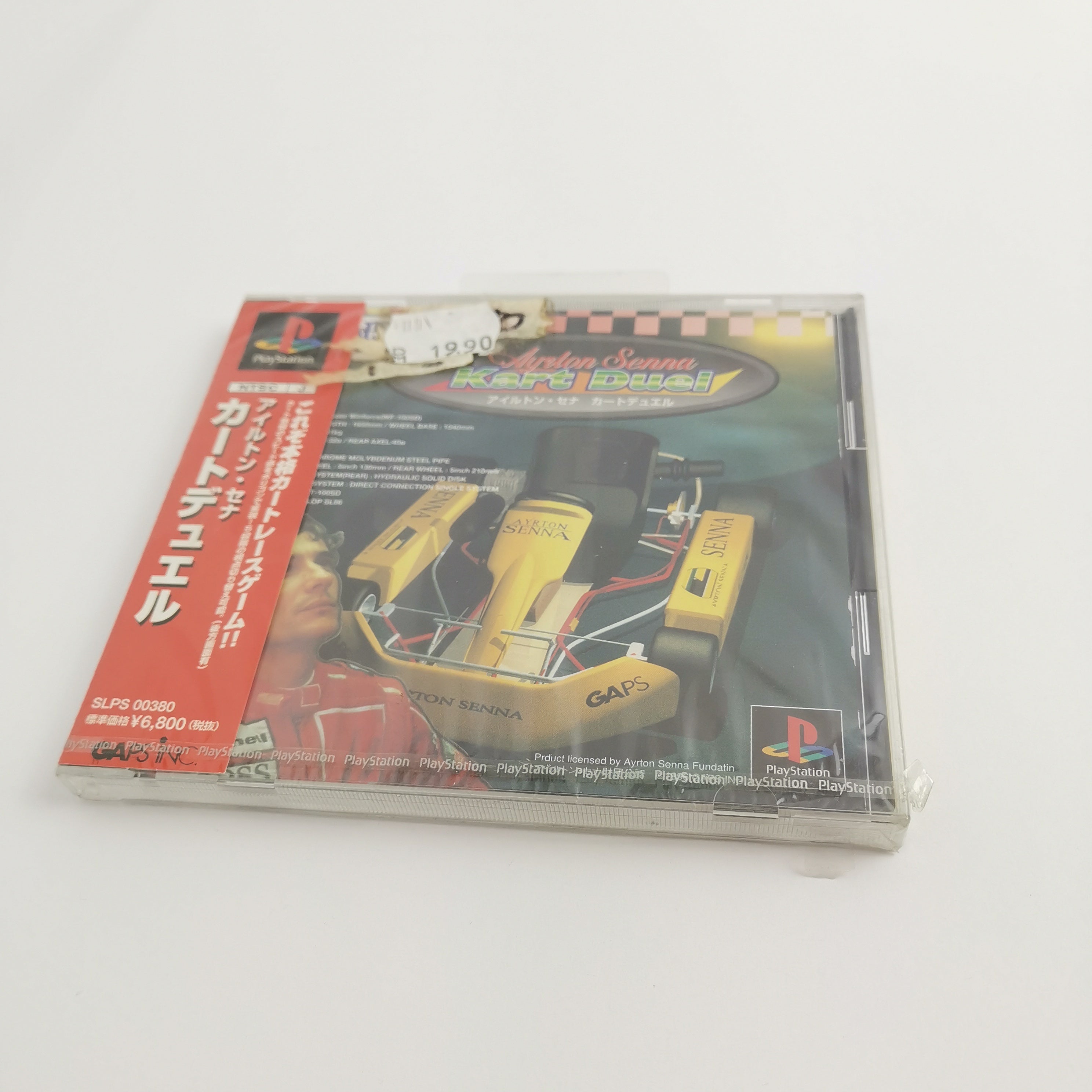 Playstation 1 Spiel – Ayrton Senna Kart Duel NTSC-J Neu