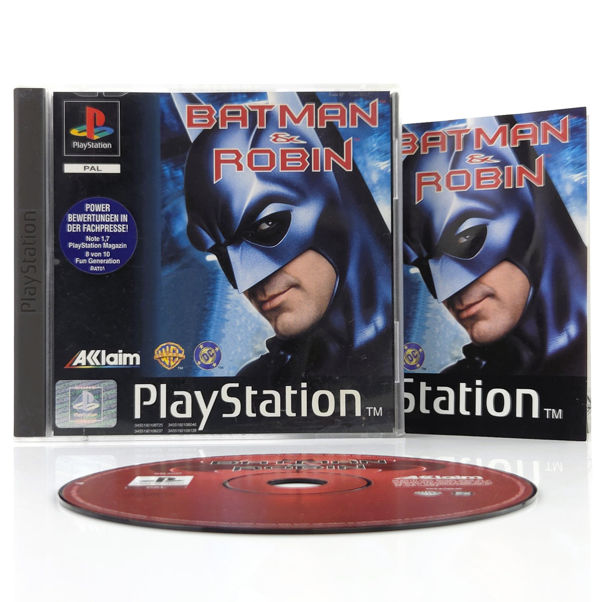 PlayStation 1 Spiel Batman und Robin OVP PAL