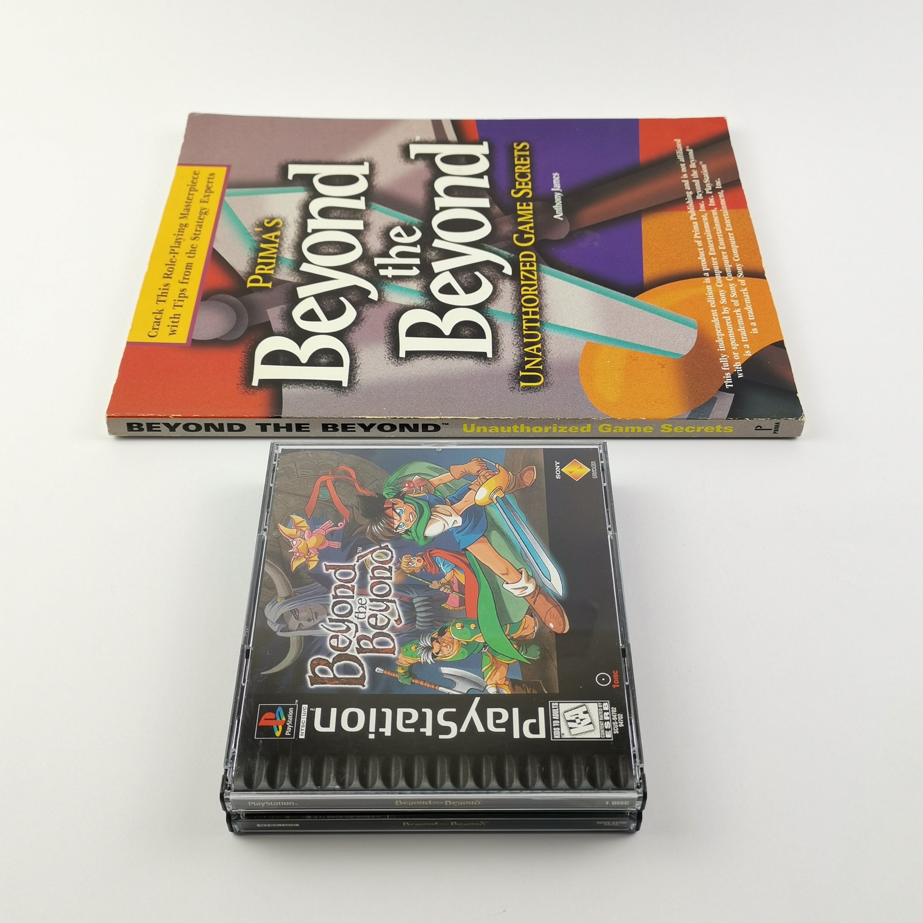 Playstation 1 Spiel – Beyond the Beyond mit Lösungsbuch PS1