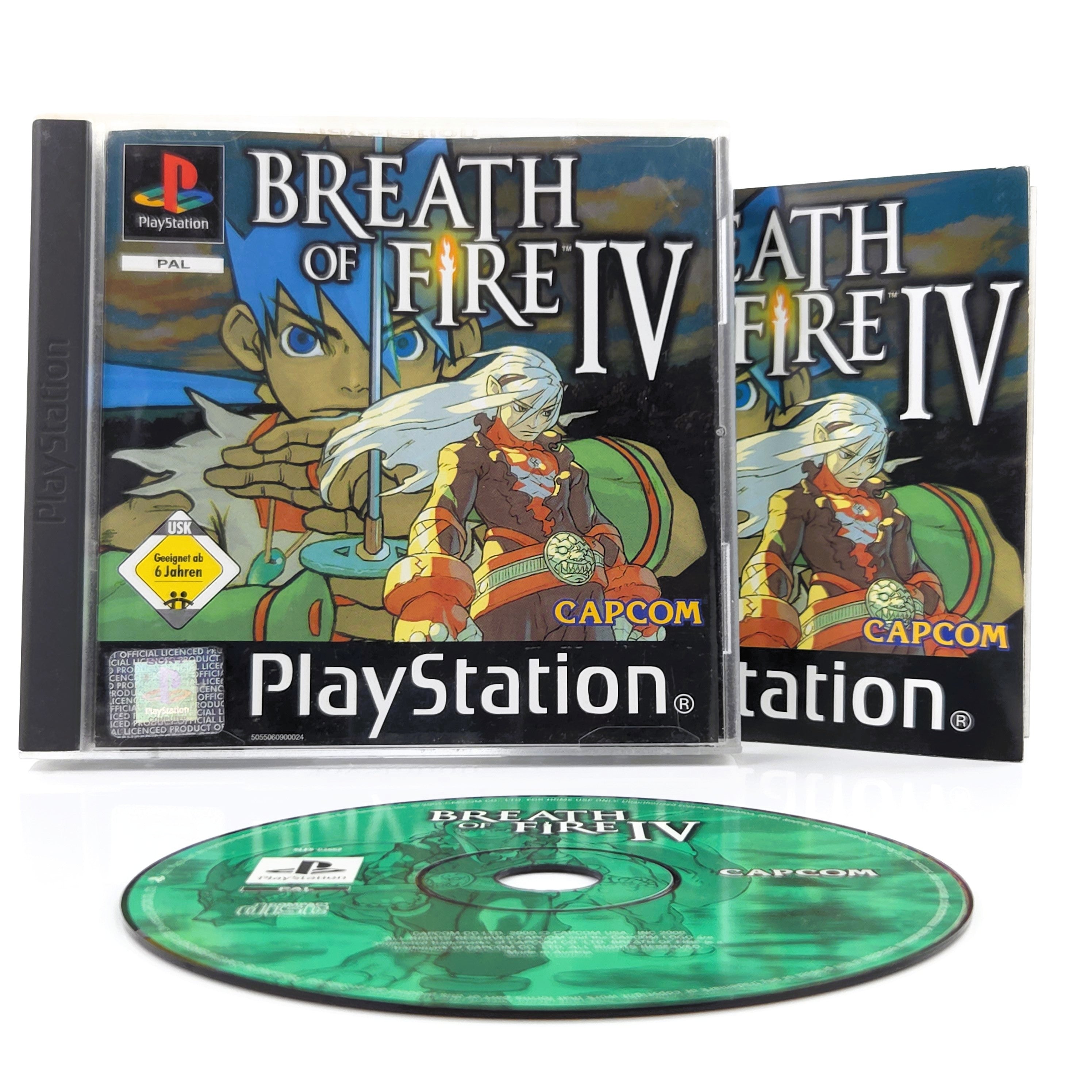 Playstation 1 Spiel – Breath of Fire IV (PS1 OVP PAL)