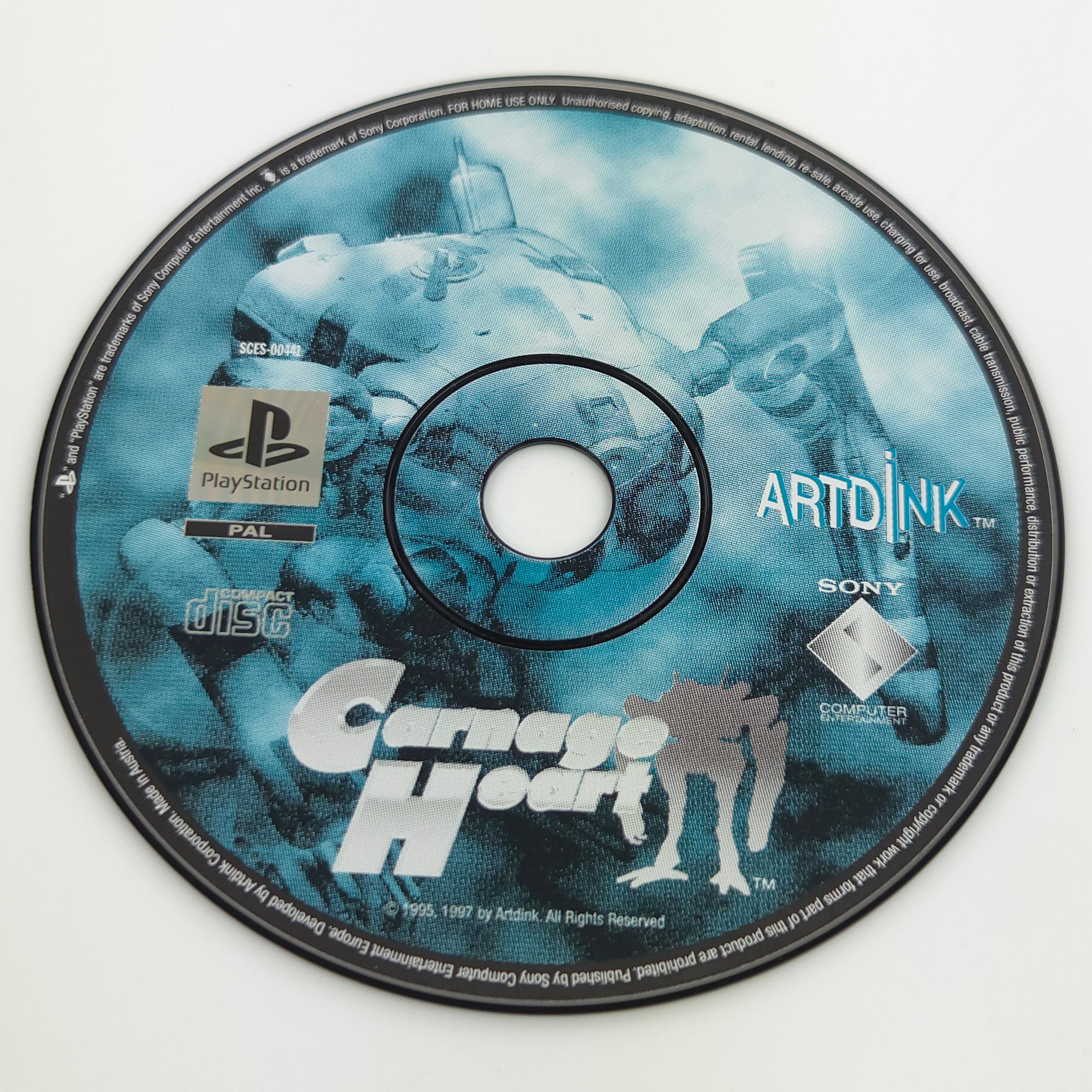 Playstation 1 Spiel – Carnage Heart (minimale Gebrauchsspuren)