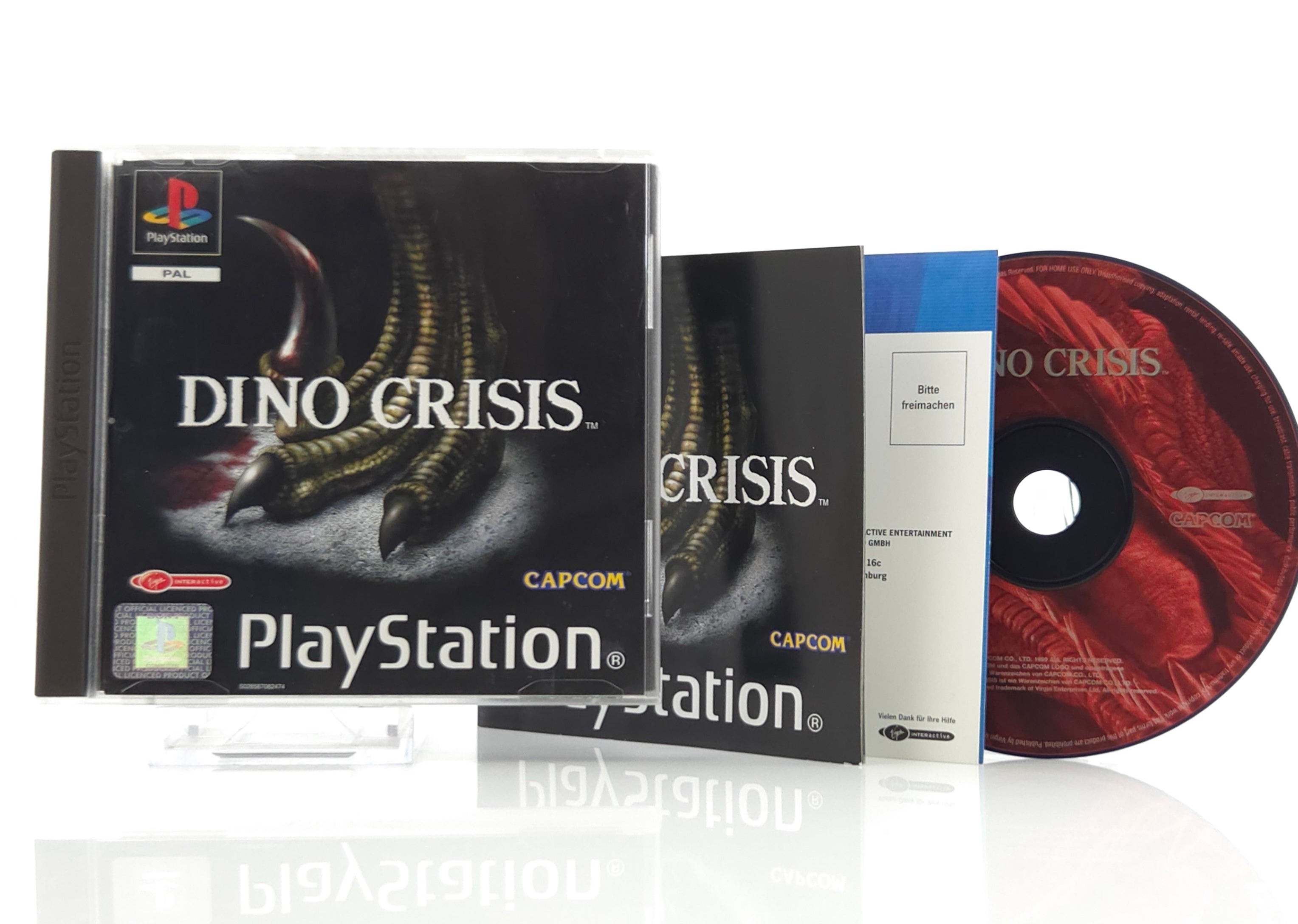 Playstation 1 Spiel – Dino Crisis (OVP Anleitung PAL)