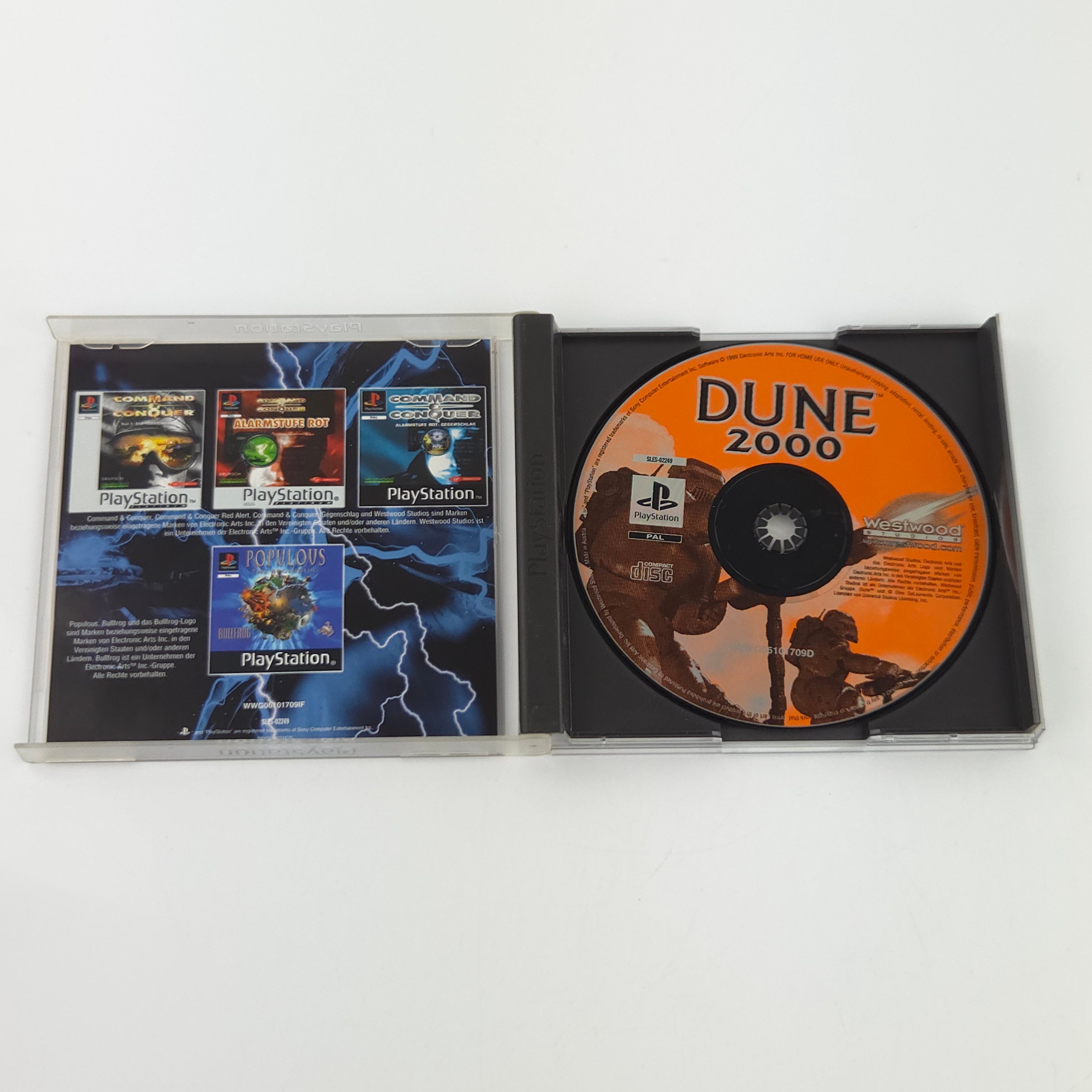 Playstation 1 Spiel Dune 2000 PS1 OVP ohne Anleitung
