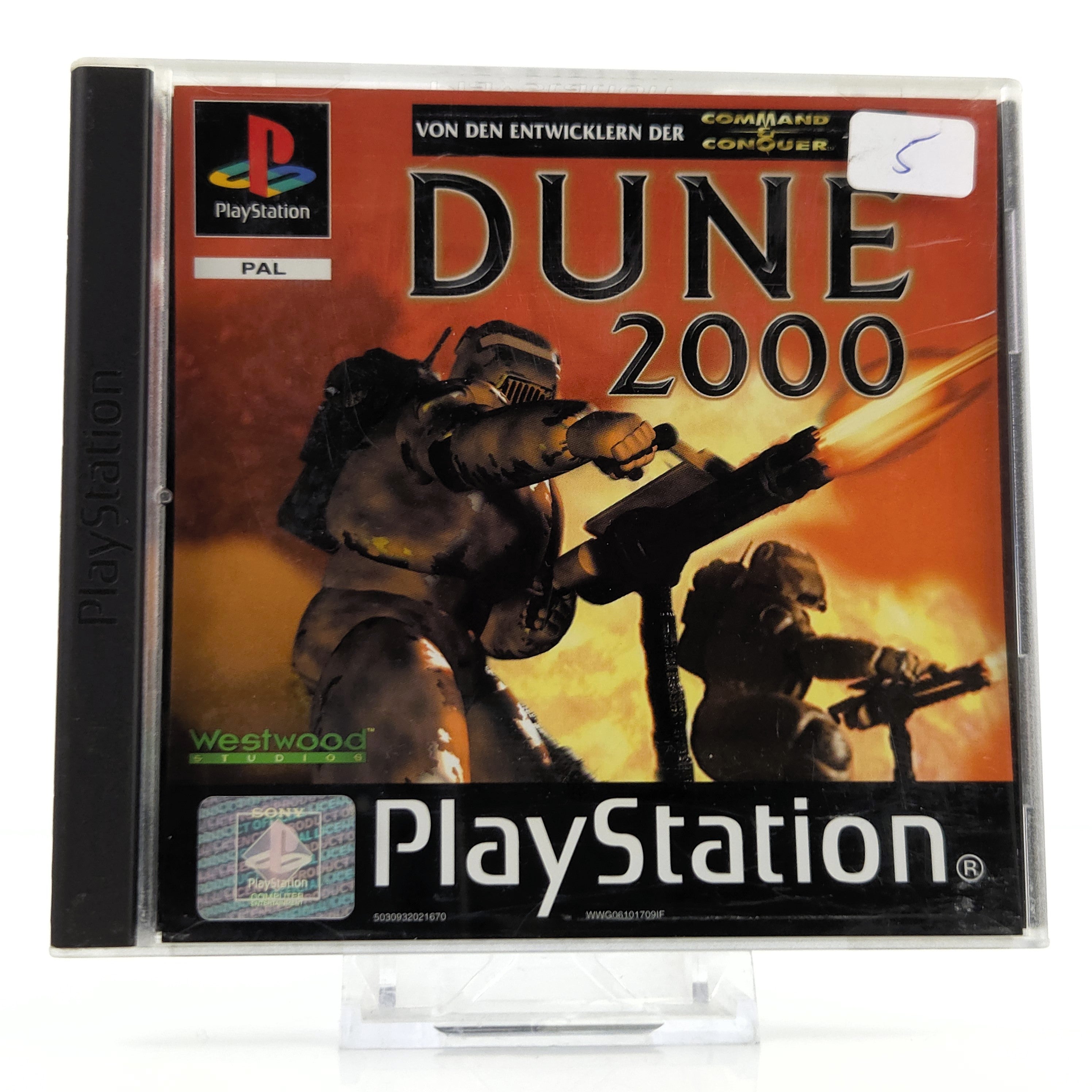 Playstation 1 Spiel Dune 2000 PS1 OVP ohne Anleitung